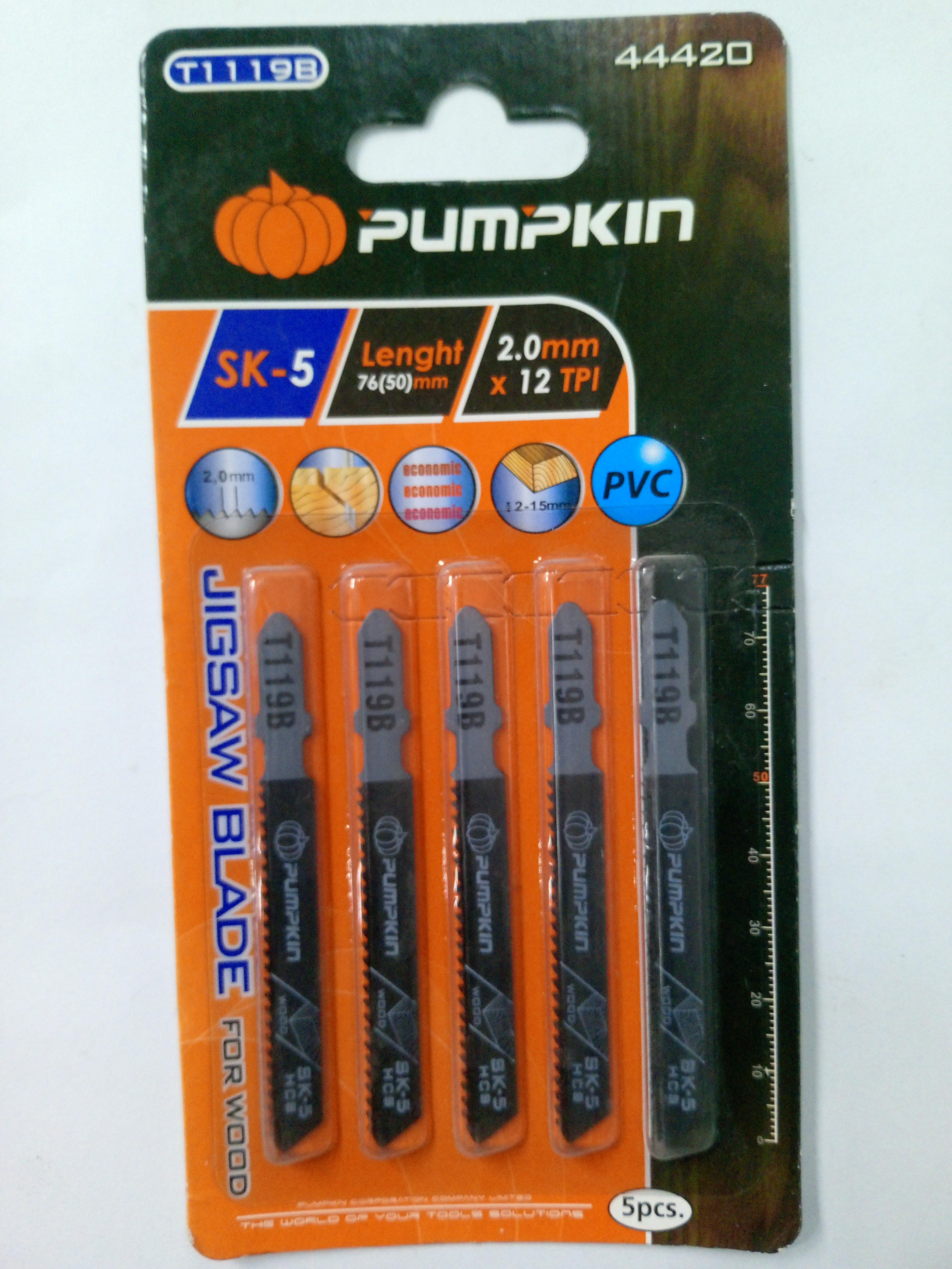 PUMPKIN ดอกสว่าน ใบเลื่อยจิ๊กซอว์ T1119B (FOR BOSCH) แบรนด์ PUMPKIN - ฮาร์ดแวร์ ราคา 40 บาท