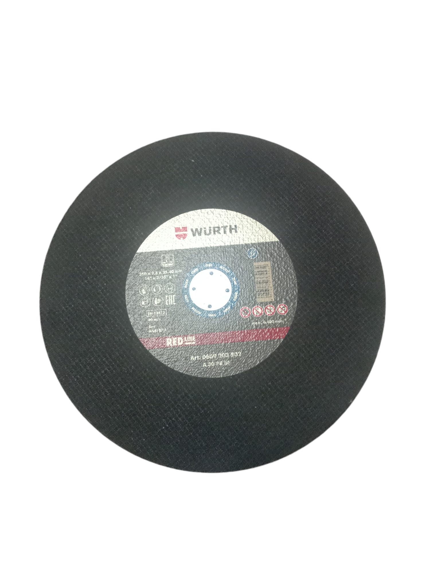 ** WURTH แผ่นตัดเหล็ก รุ่นพิเศษ) RED LINE 14นิ้ว แบรนด์ WURTH - ฮาร์ดแวร์ ราคา 140 บาท