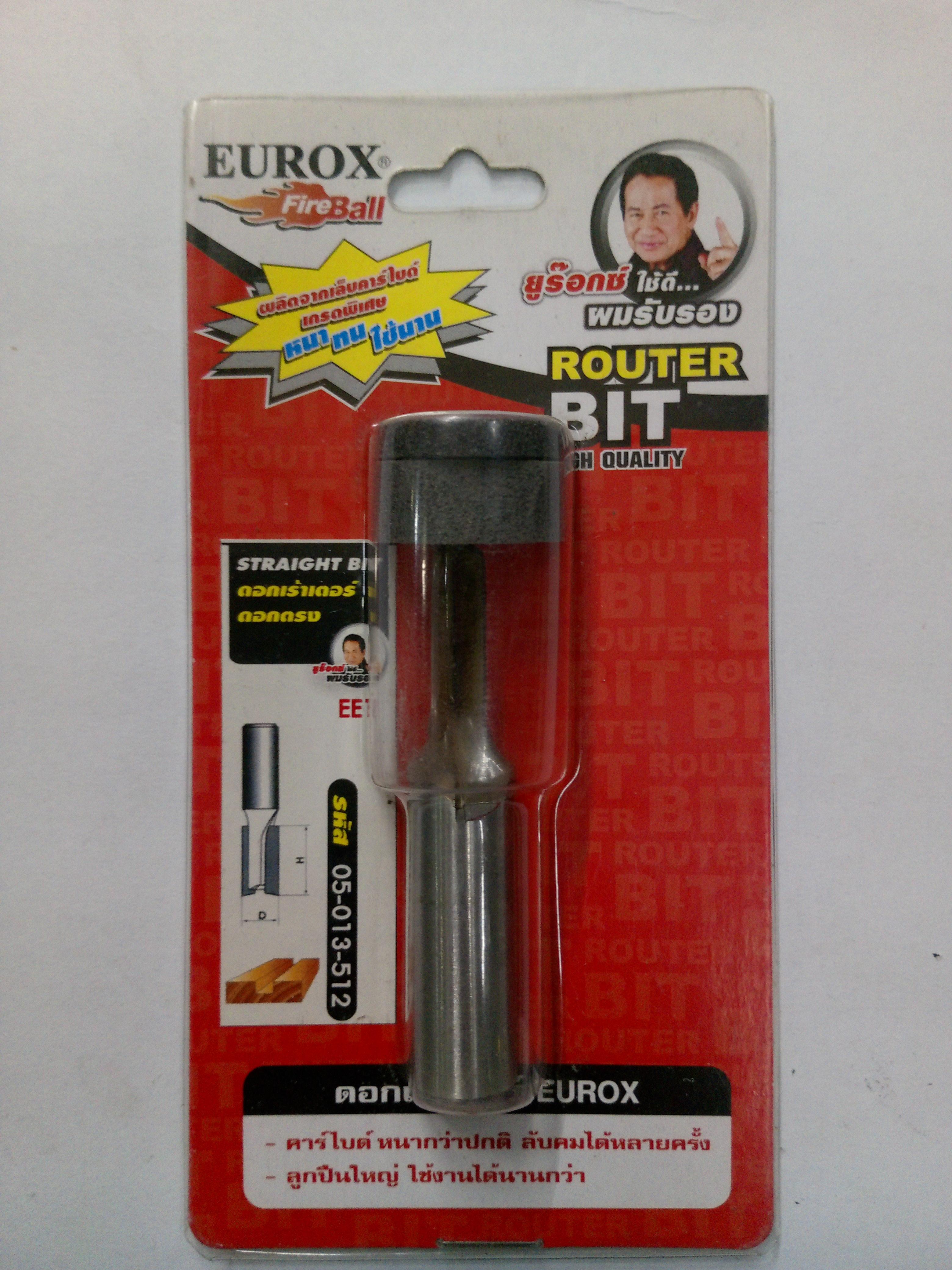 **EUROX ดอกเราเตอร์ ดอกตรง EE1 1/2x1/4x20 mm แบรนด์ EUROX - ฮาร์ดแวร์ ราคา 210 บาท