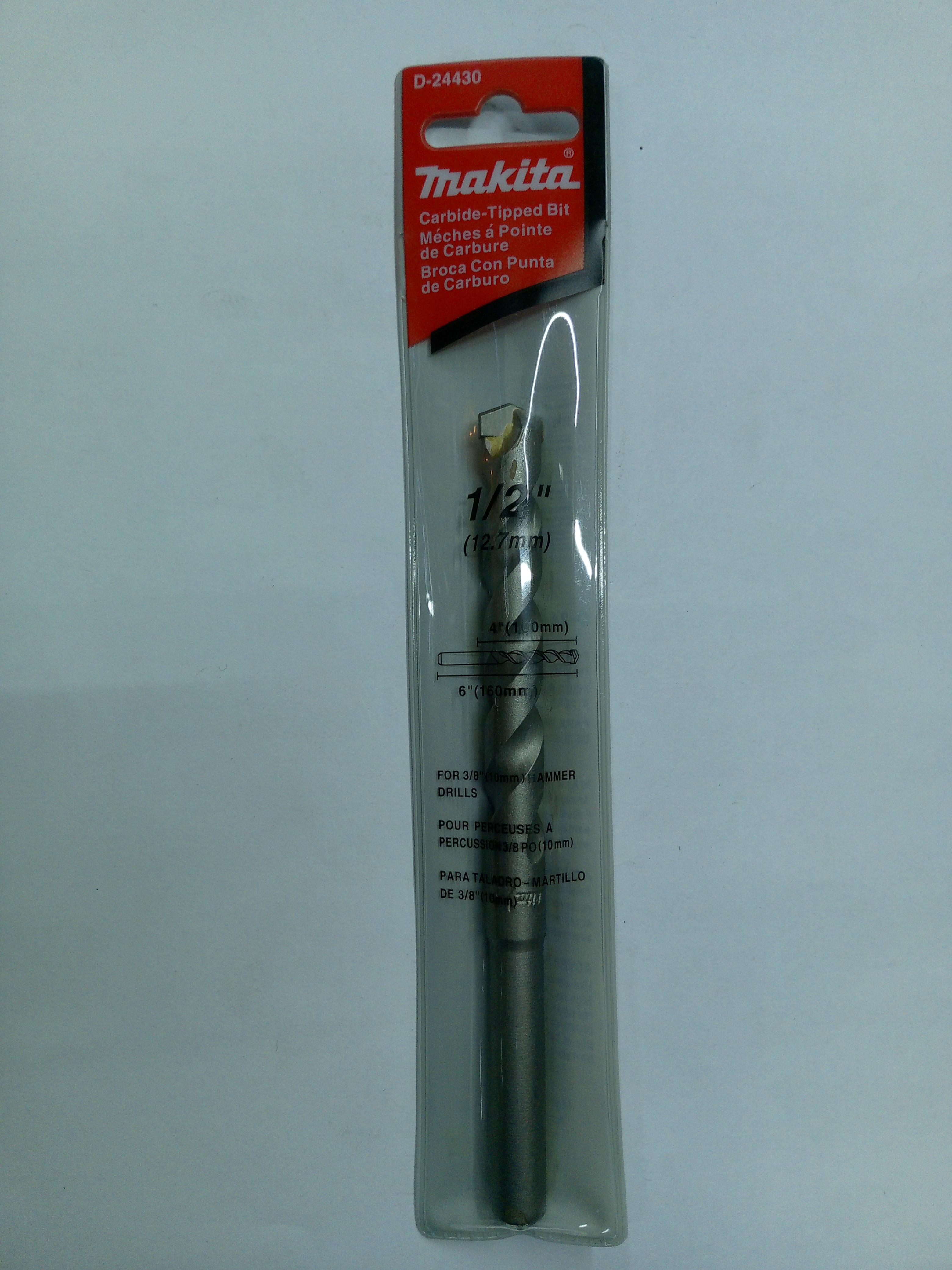 MAKITA ดอกเจาะปูน ก้านตรง D-24430 1/2 (12.7มม.)*6 แบรนด์ MAKITA - ฮาร์ดแวร์ ราคา 95 บาท