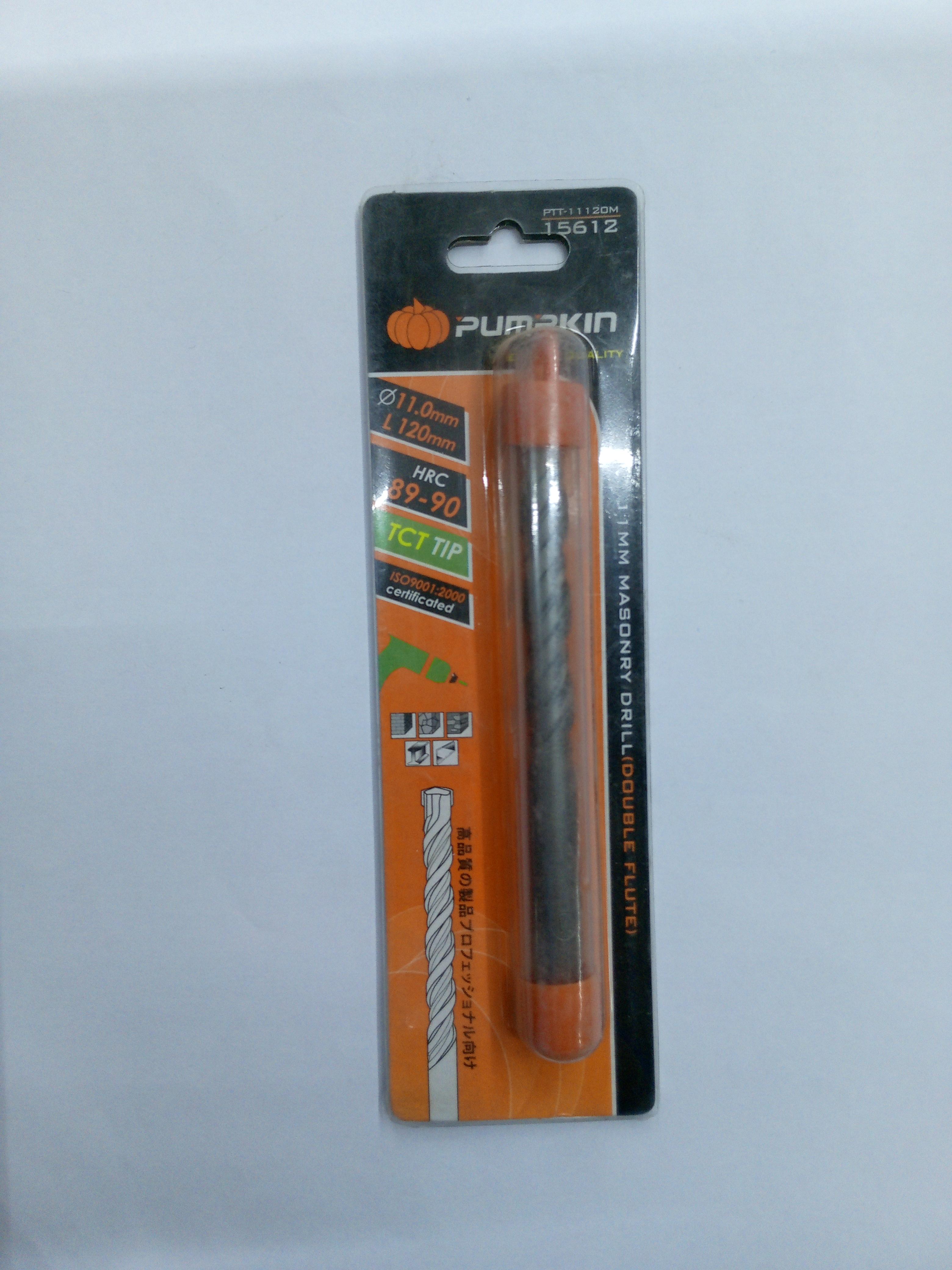 PUMPKIN ดอกสว่านเจาะปูนแกนกลม 11 x 120 แบรนด์ PUMPKIN - ฮาร์ดแวร์ ราคา 85 บาท