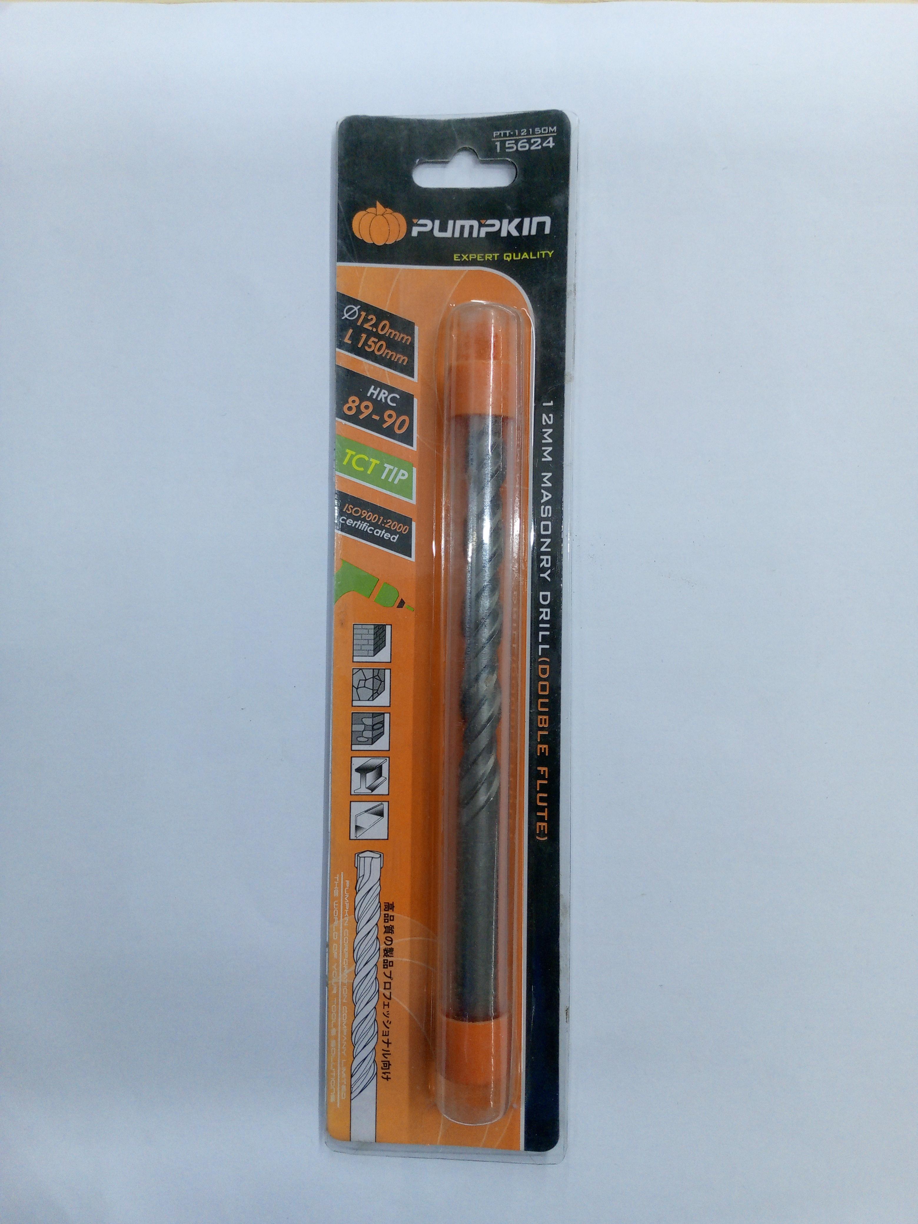 PUMPKIN ดอกสว่านเจาะปูนแกนกลม 12X150 แบรนด์ PUMPKIN - ฮาร์ดแวร์ ราคา 99 บาท