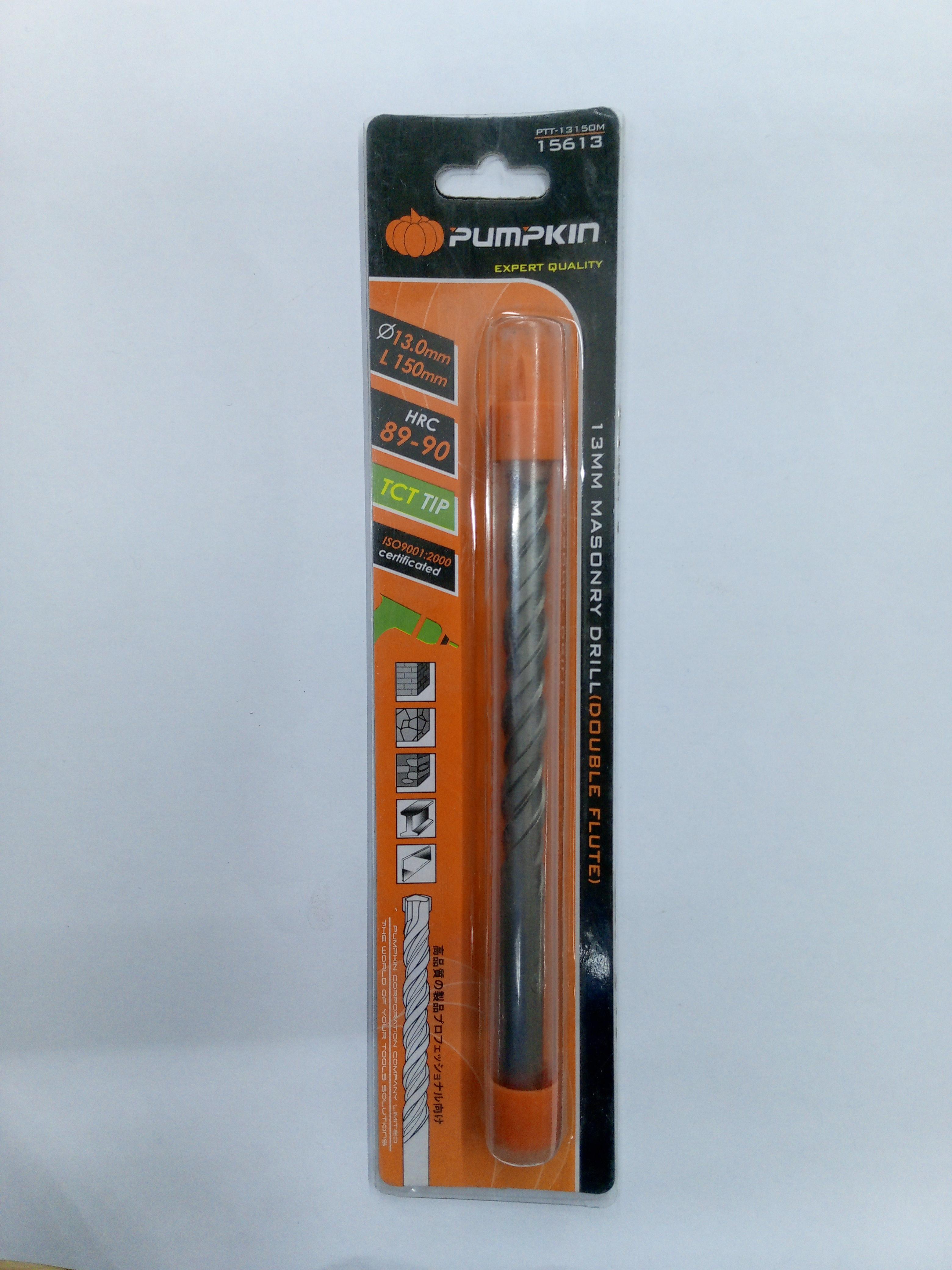 PUMPKIN ดอกสว่านเจาะปูนแกนกลม 13 x 150 แบรนด์ PUMPKIN - ฮาร์ดแวร์ ราคา 100 บาท