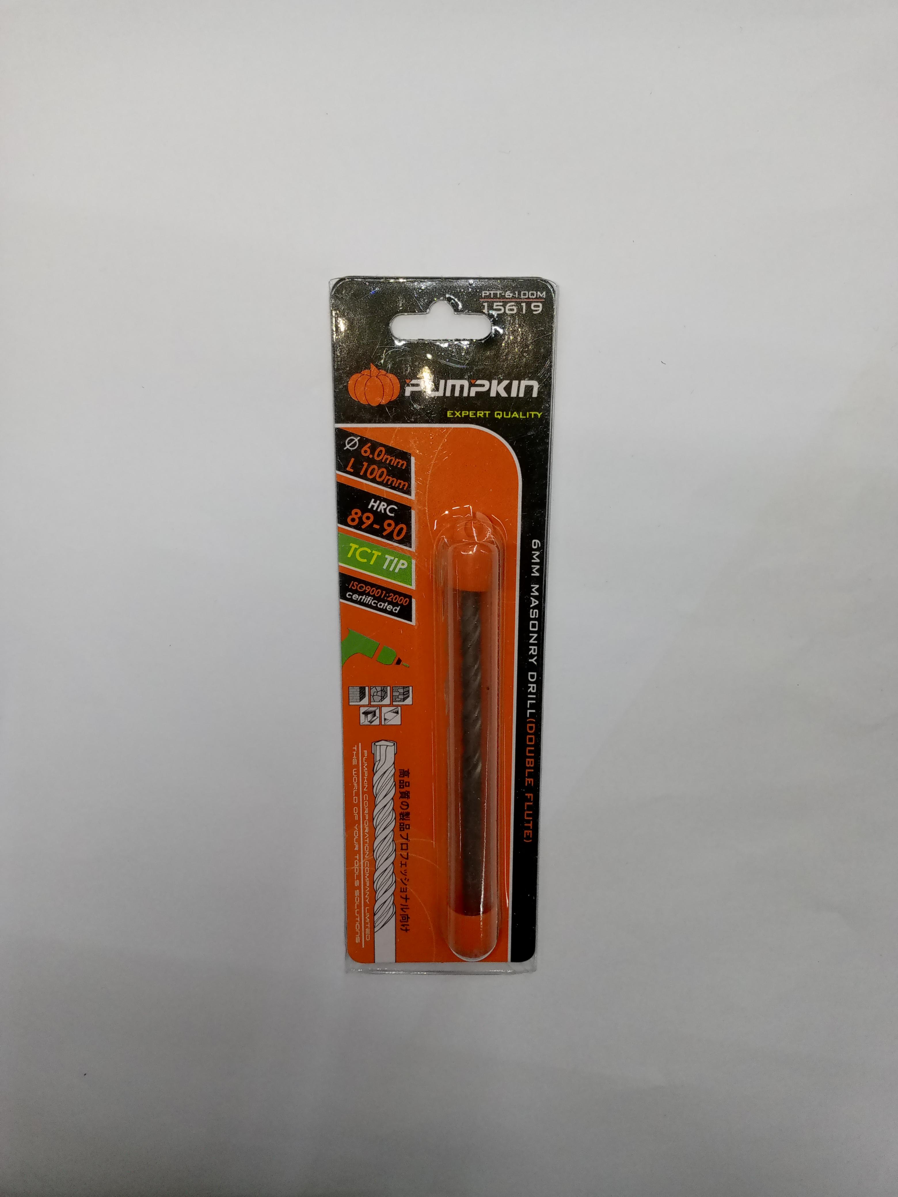 PUMPKIN ดอกสว่านเจาะปูนแกนกลม 6 X 100 แบรนด์ PUMPKIN - ฮาร์ดแวร์ ราคา 40 บาท