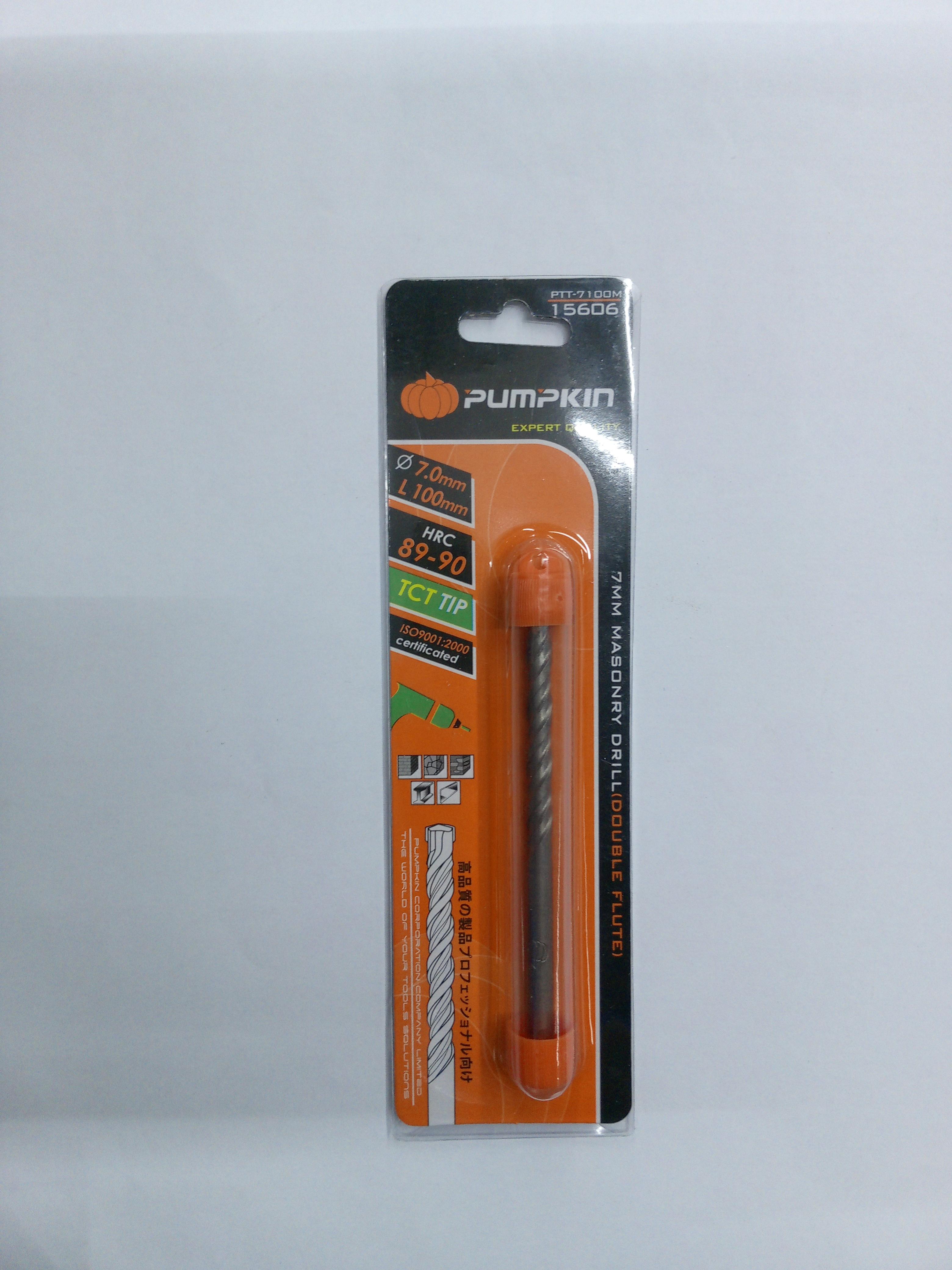 PUMPKIN ดอกสว่านเจาะปูนแกนกลม 7 x 100 15606 แบรนด์ PUMPKIN - ฮาร์ดแวร์ ราคา 45 บาท