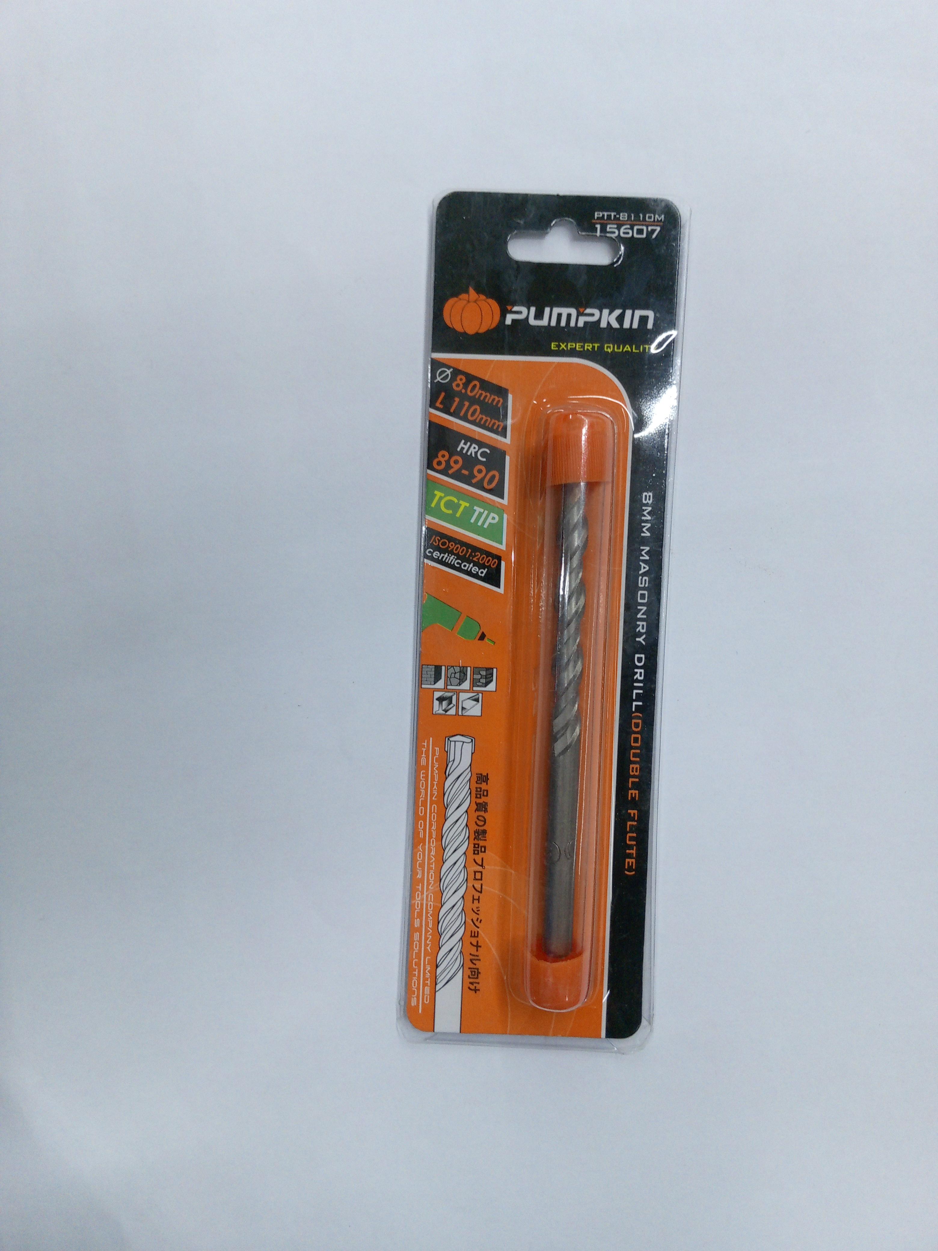 PUMPKIN ดอกสว่านเจาะปูนแกนกลม 8 x 110 แบรนด์ PUMPKIN - ฮาร์ดแวร์ ราคา 55 บาท