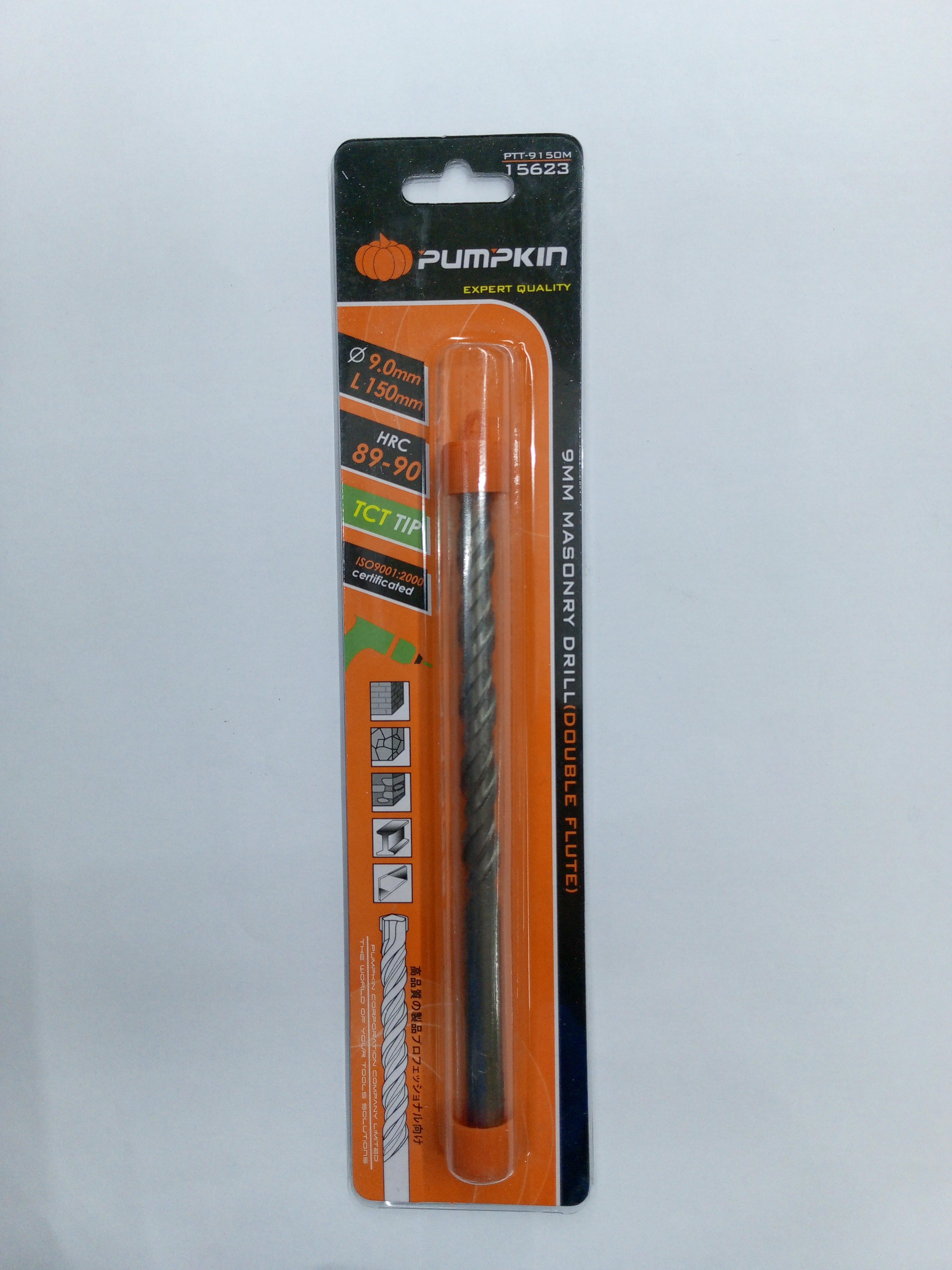 PUMPKIN ดอกสว่านเจาะปูนแกนกลม 9 X 150 แบรนด์ PUMPKIN - ฮาร์ดแวร์ ราคา 70 บาท