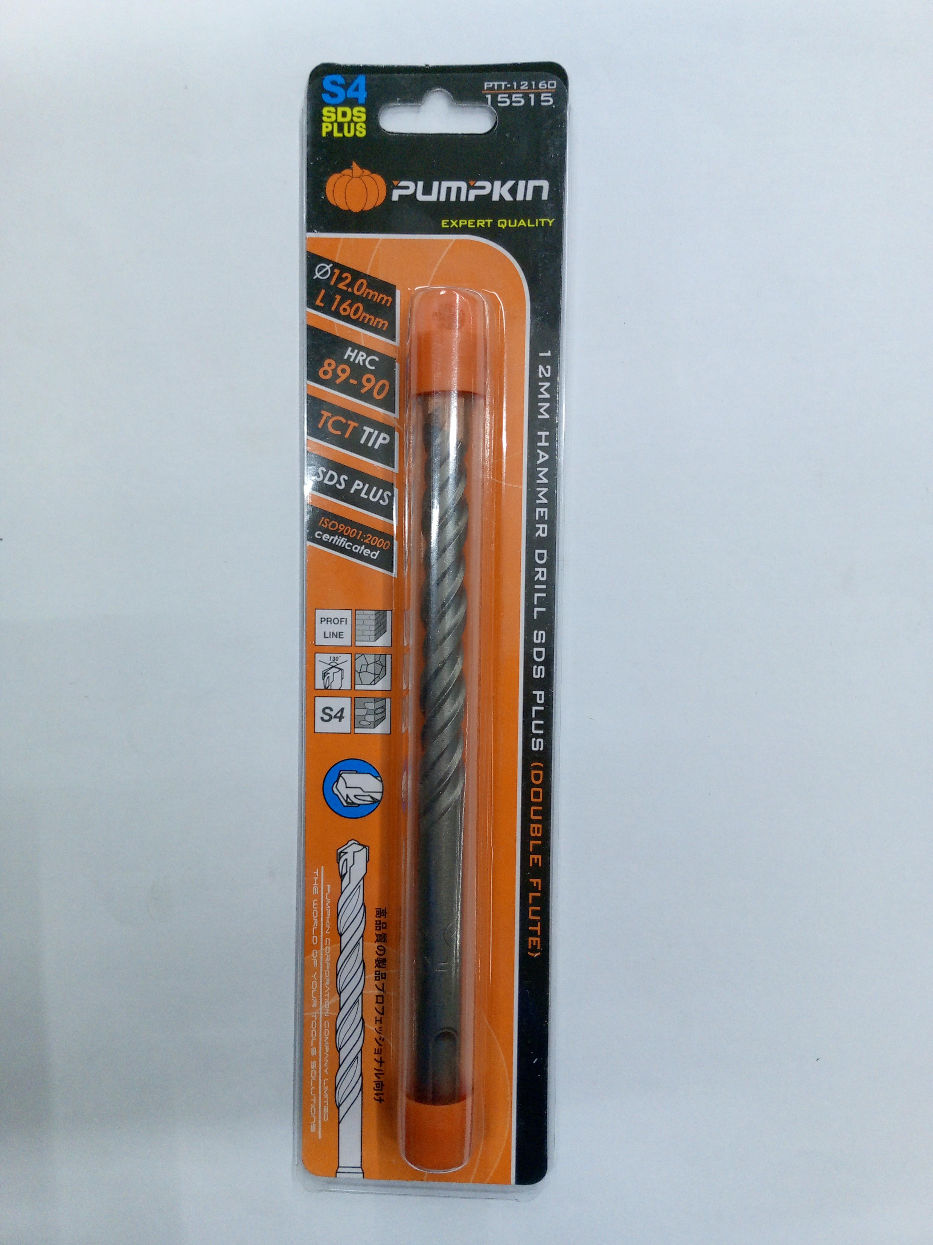 PUMPKIN ดอกสว่านโรตารี่ 12*160มม. แบรนด์ PUMPKIN - ฮาร์ดแวร์ ราคา 80 บาท