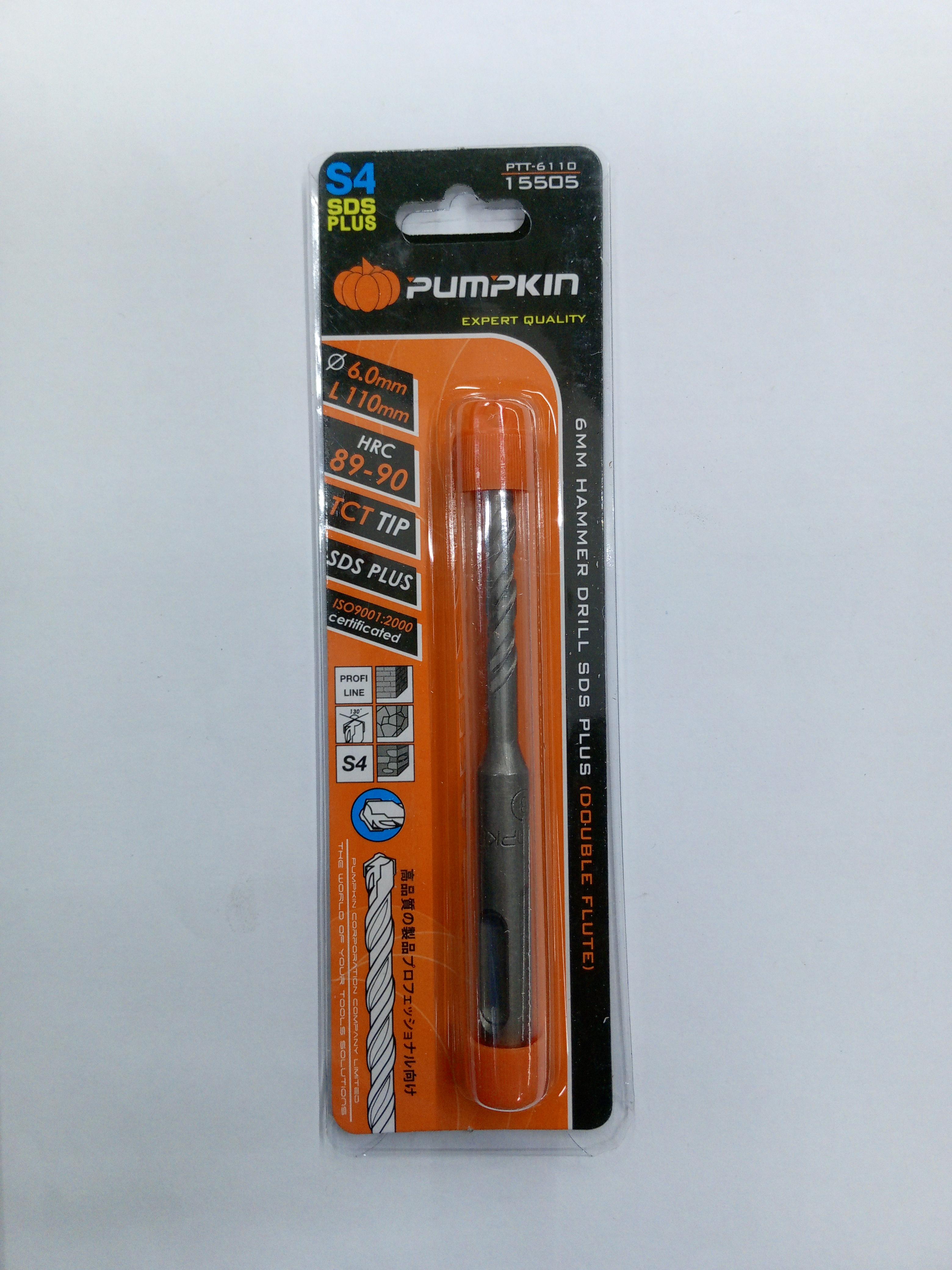 PUMPKIN ดอกสว่านโรตารี่ 6*110มม. แบรนด์ PUMPKIN - ฮาร์ดแวร์ ราคา 42 บาท