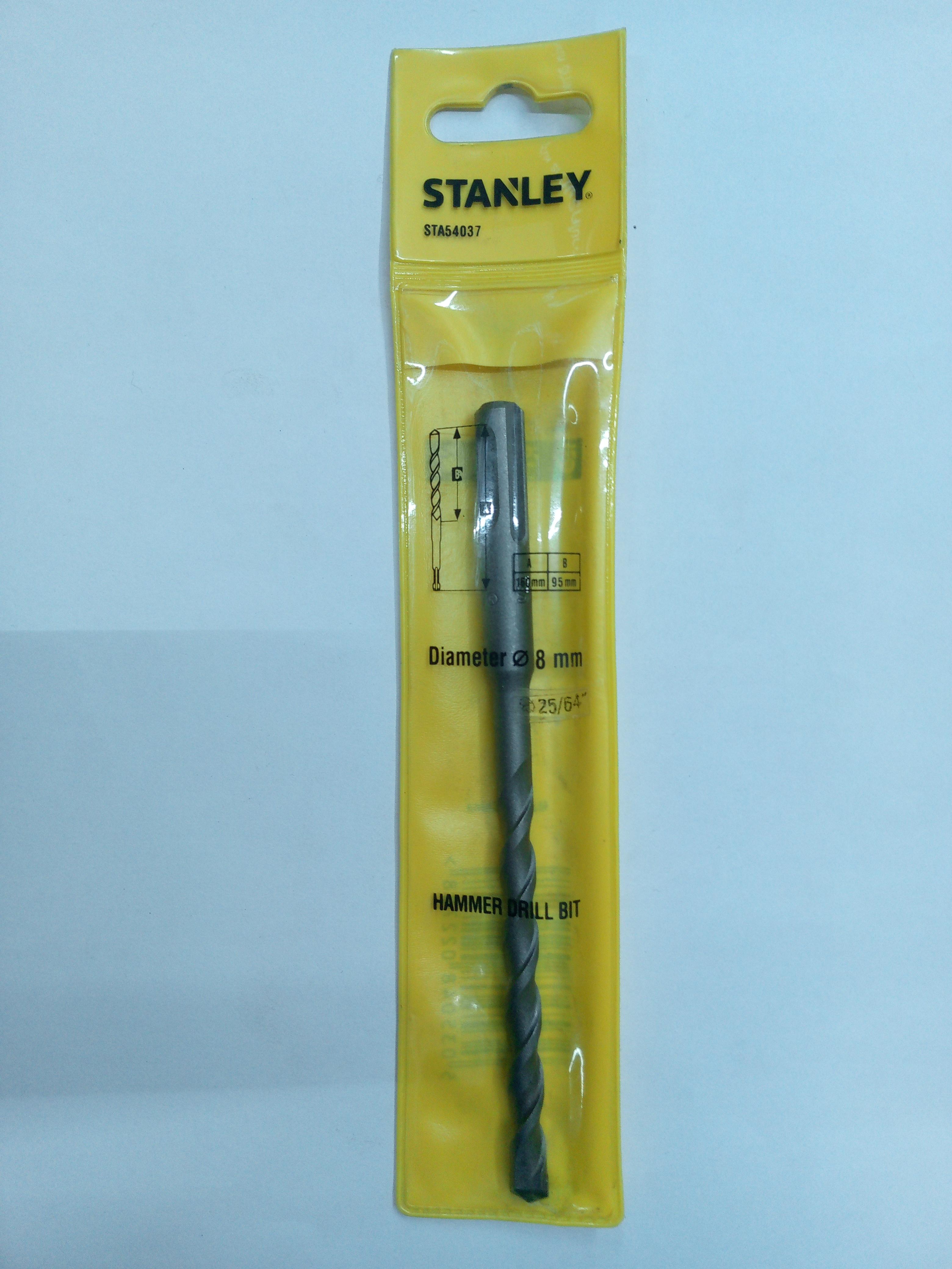 STANLEY ดอกสว่าน SDSplus ขนาดเล็ก เจาะปูน โรตารี 54037 8*160