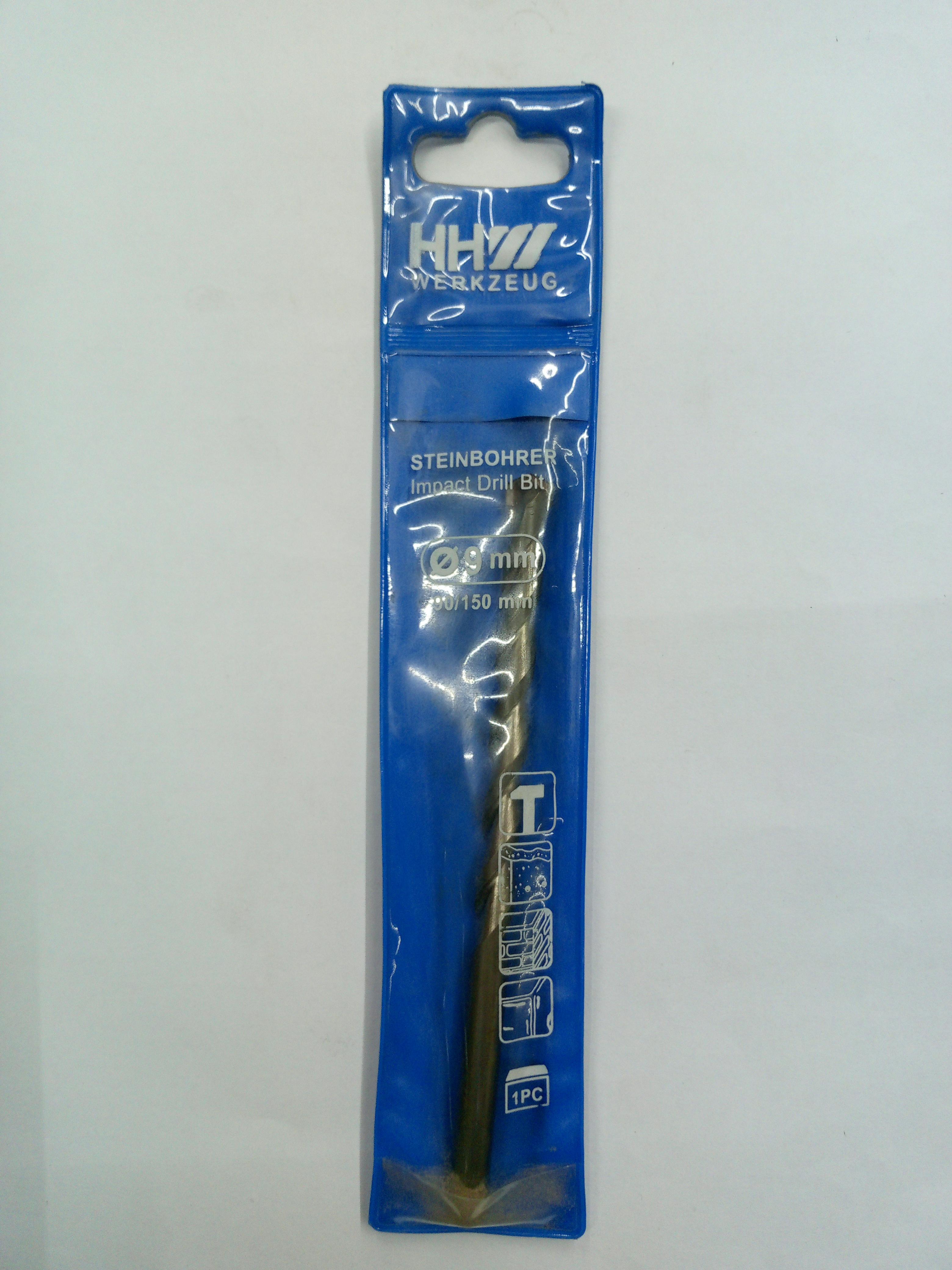 HHW ดอกสว่านเจาะปูน 9.0x150มม แบรนด์ HHW - ฮาร์ดแวร์ ราคา 45 บาท
