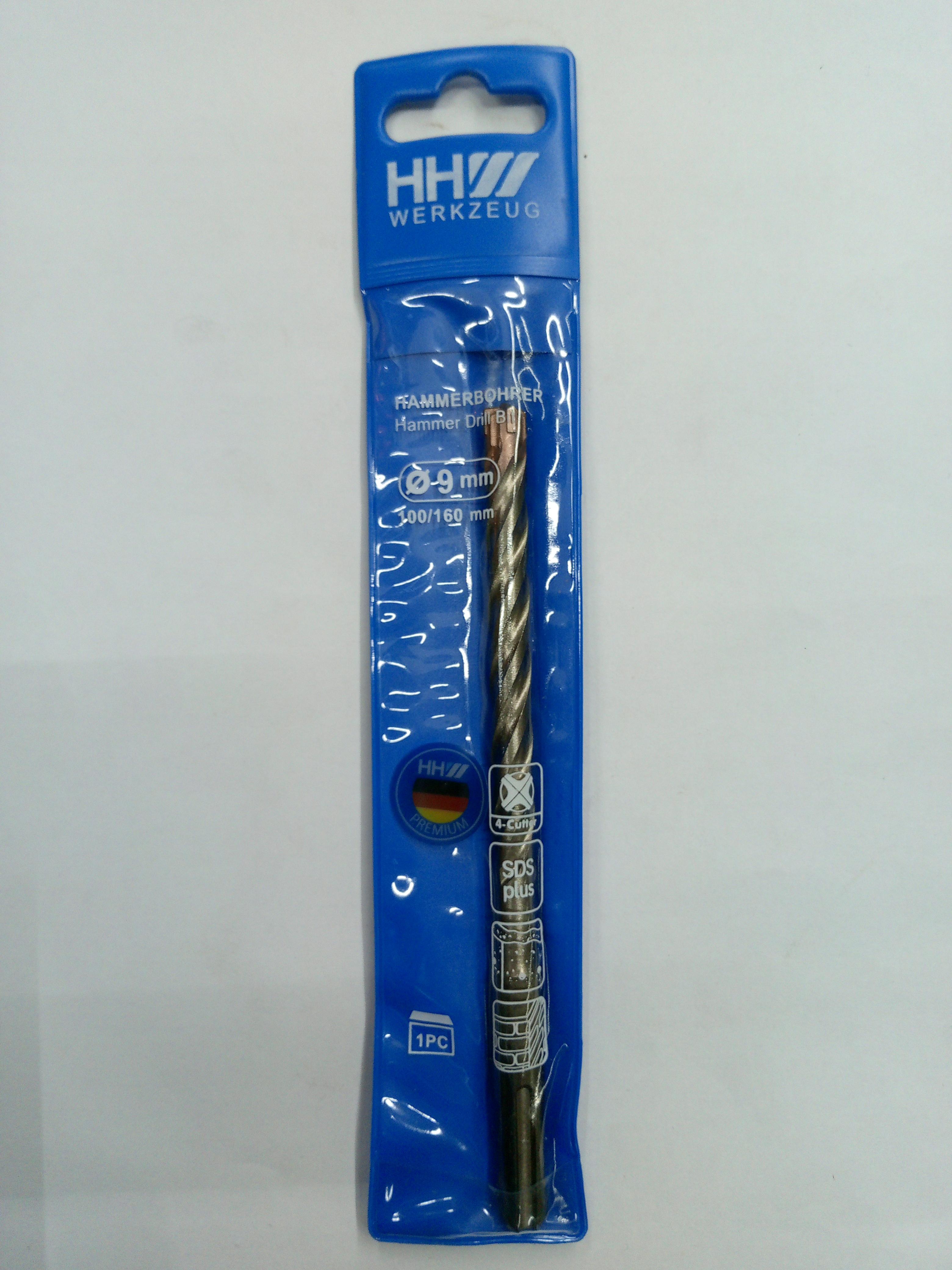 HHW ดอกสว่านโรตารี่  4 - คัตเตอร์ 9.0x160มม แบรนด์ HHW - ฮาร์ดแวร์ ราคา 69 บาท