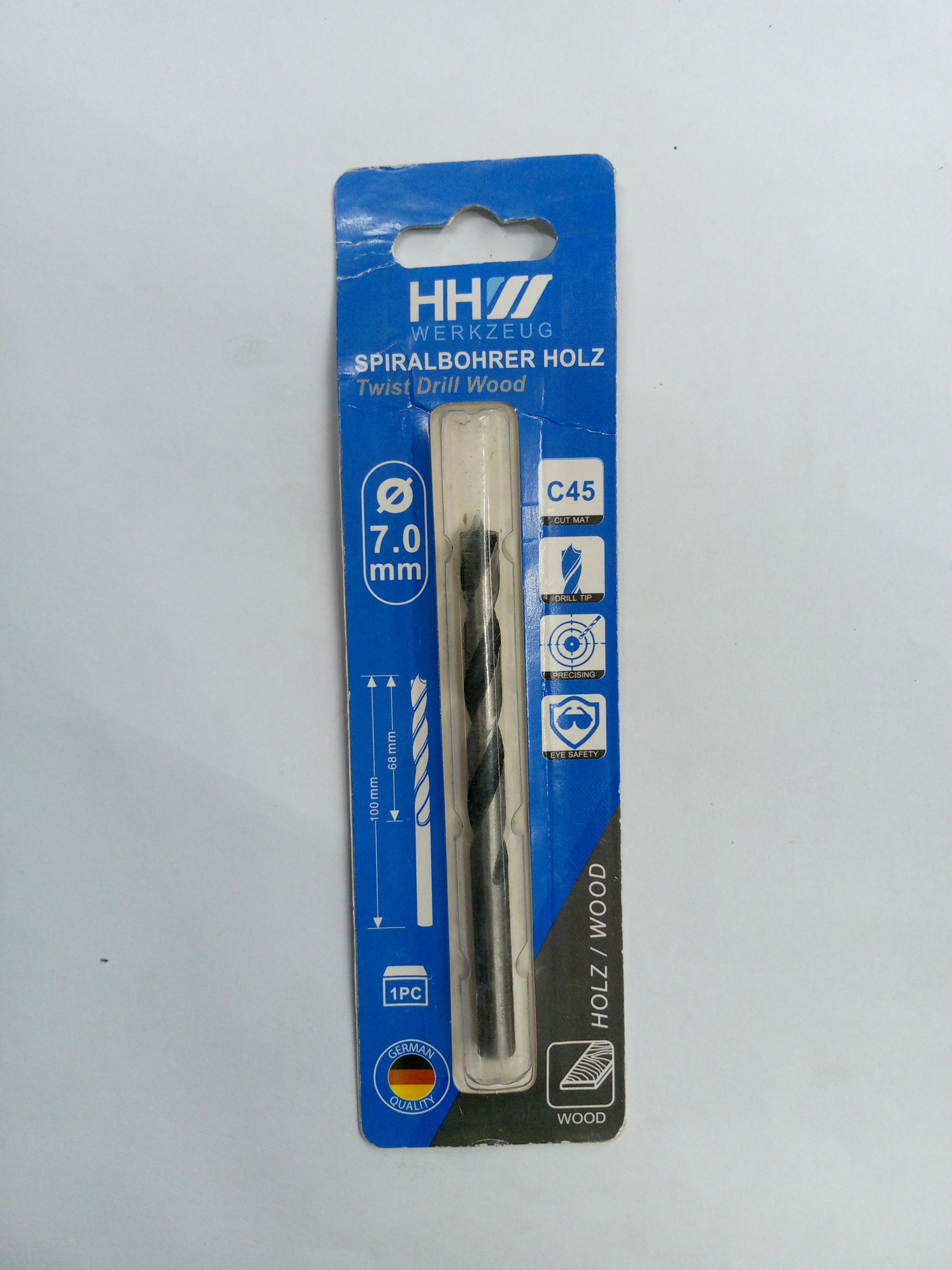 HHW ดอกสว่านเจาะไม้ 7มม. แบรนด์ HHW - ฮาร์ดแวร์ ราคา 25 บาท