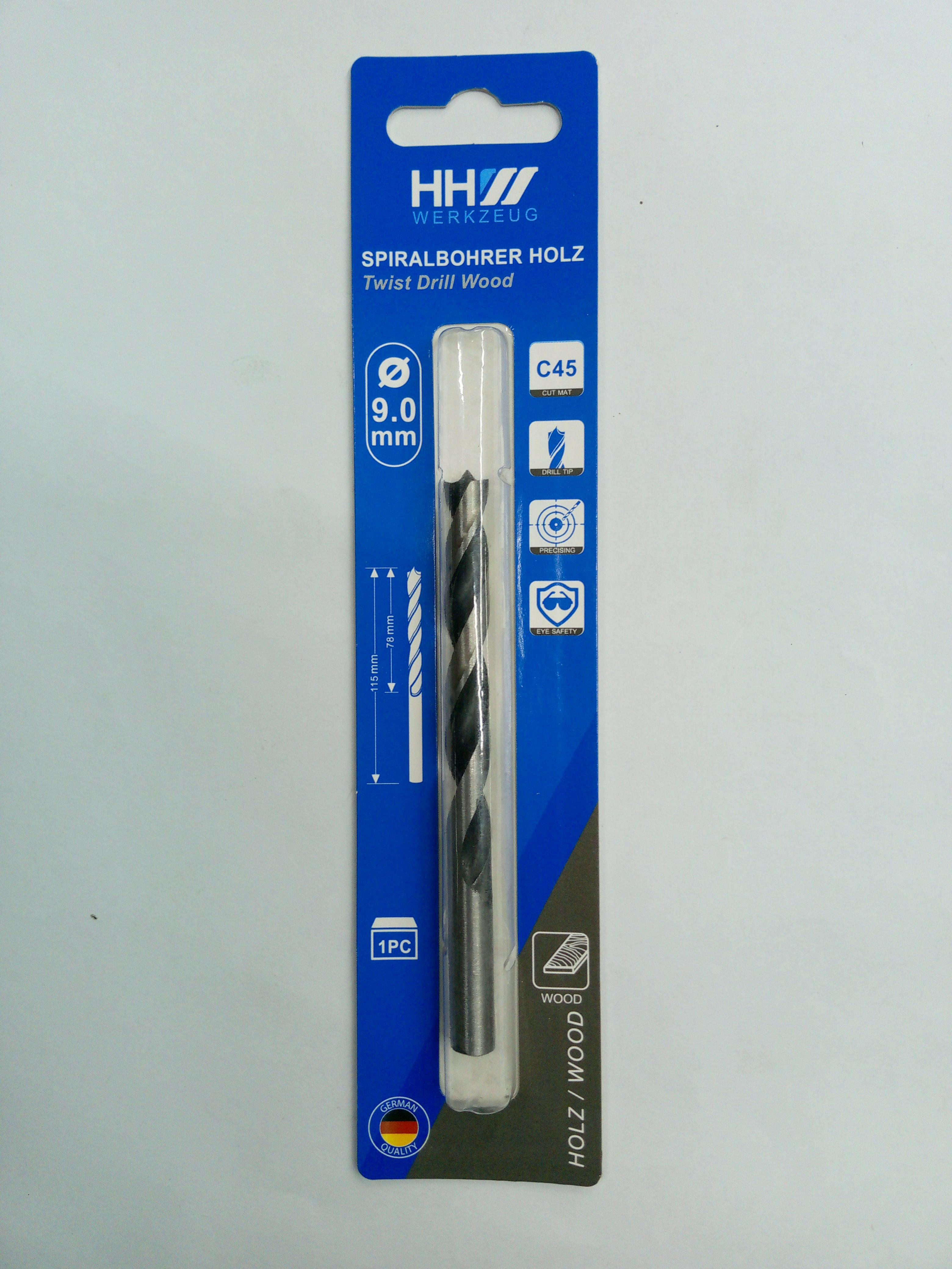 HHW ดอกสว่านเจาะไม้ 9มม. แบรนด์ HHW - ฮาร์ดแวร์ ราคา 30 บาท