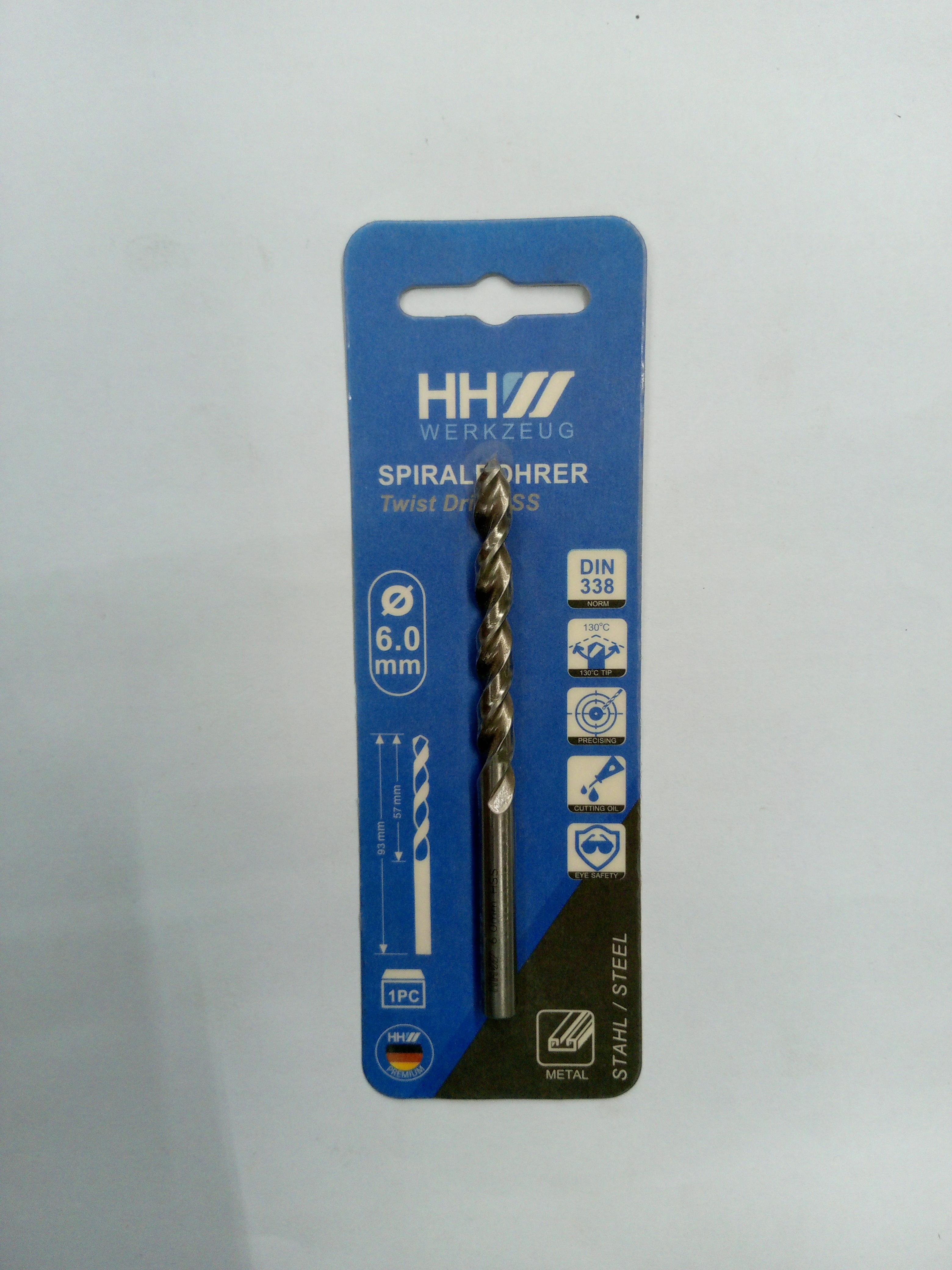 HHW ดอกสว่านเจาะเหล็ก 6มม แบรนด์ HHW - ฮาร์ดแวร์ ราคา 47 บาท