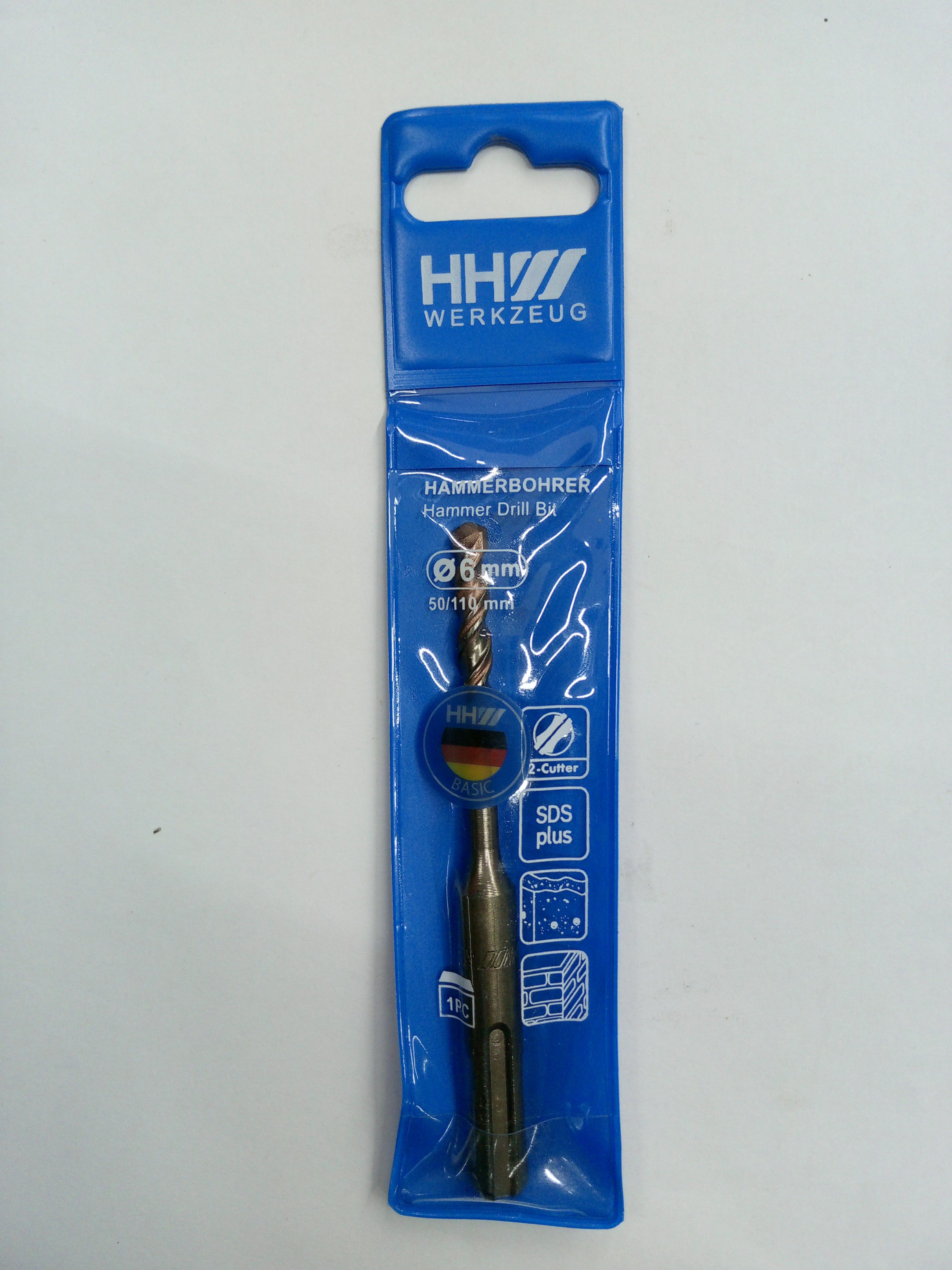 HHW ดอกสว่านโรตารี่  2 - คัตเตอร์ 6.0x110มม แบรนด์ HHW - ฮาร์ดแวร์ ราคา 55 บาท