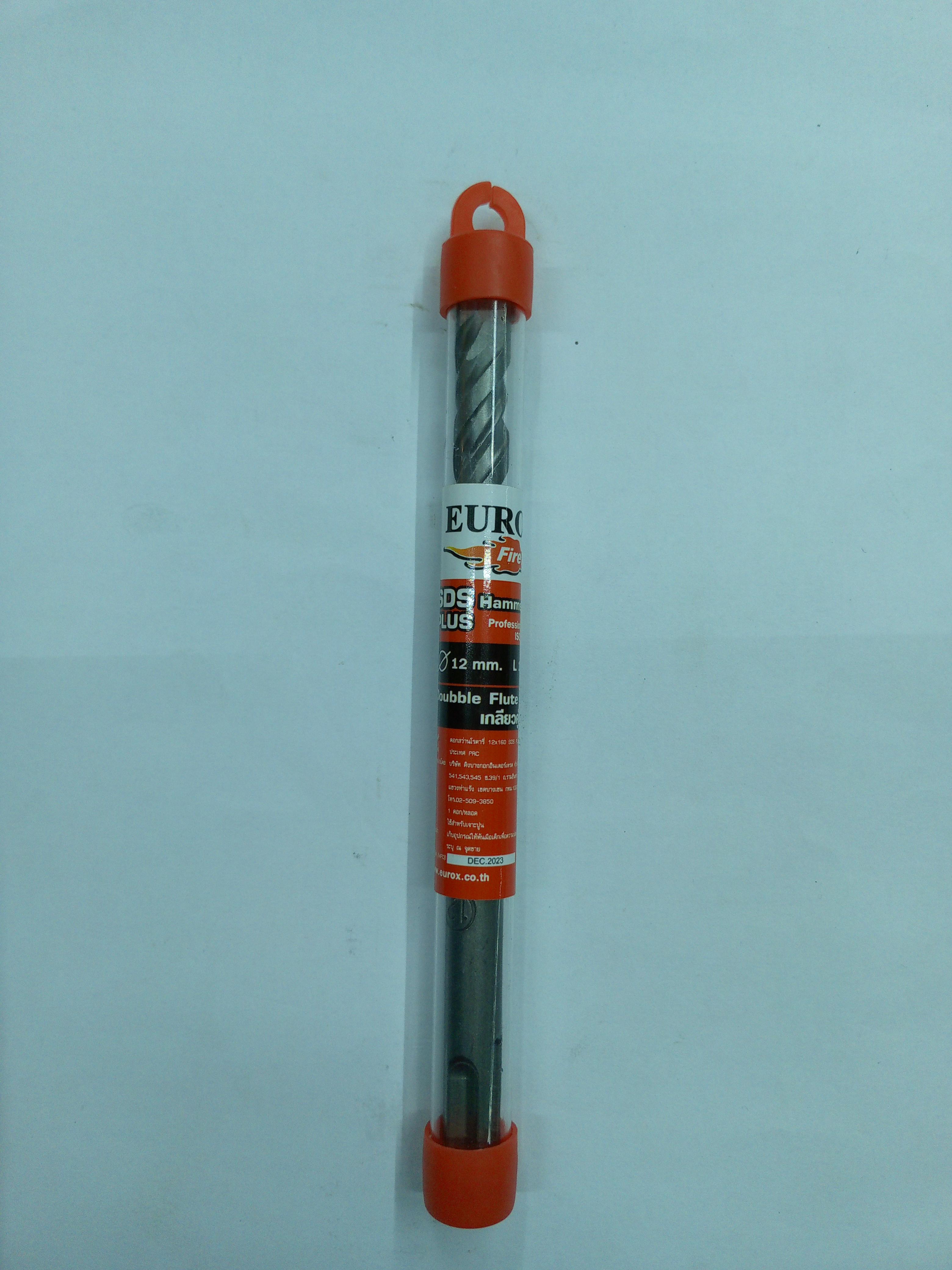ดอกสว่านโรตารี่ SDS PLUS 12*160 EUROX แบรนด์ EUROX - ฮาร์ดแวร์ ราคา 65 บาท