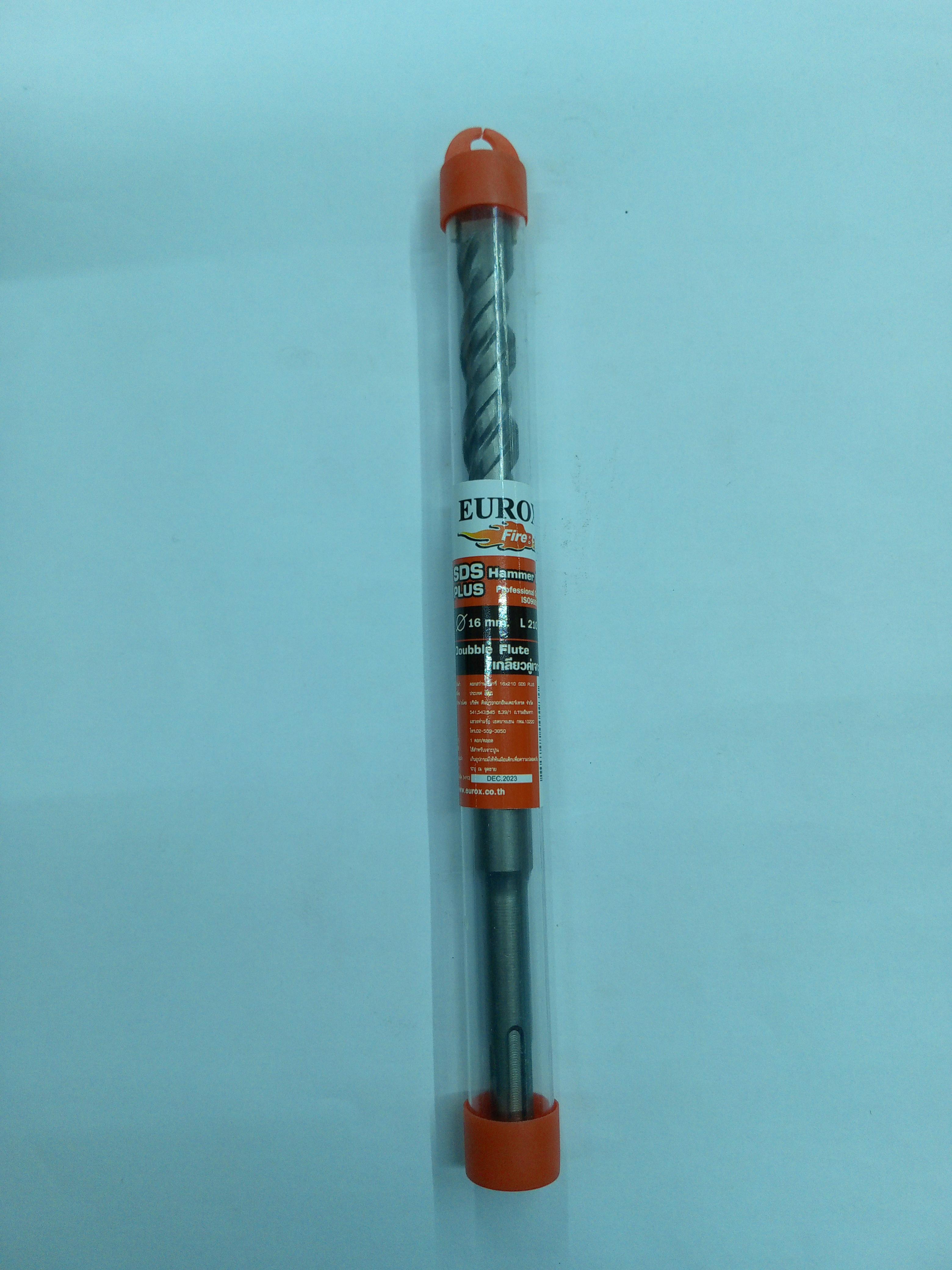 ดอกสว่านโรตารี่ SDS PLUS 16*210  EUROX แบรนด์ EUROX - ฮาร์ดแวร์ ราคา 120 บาท