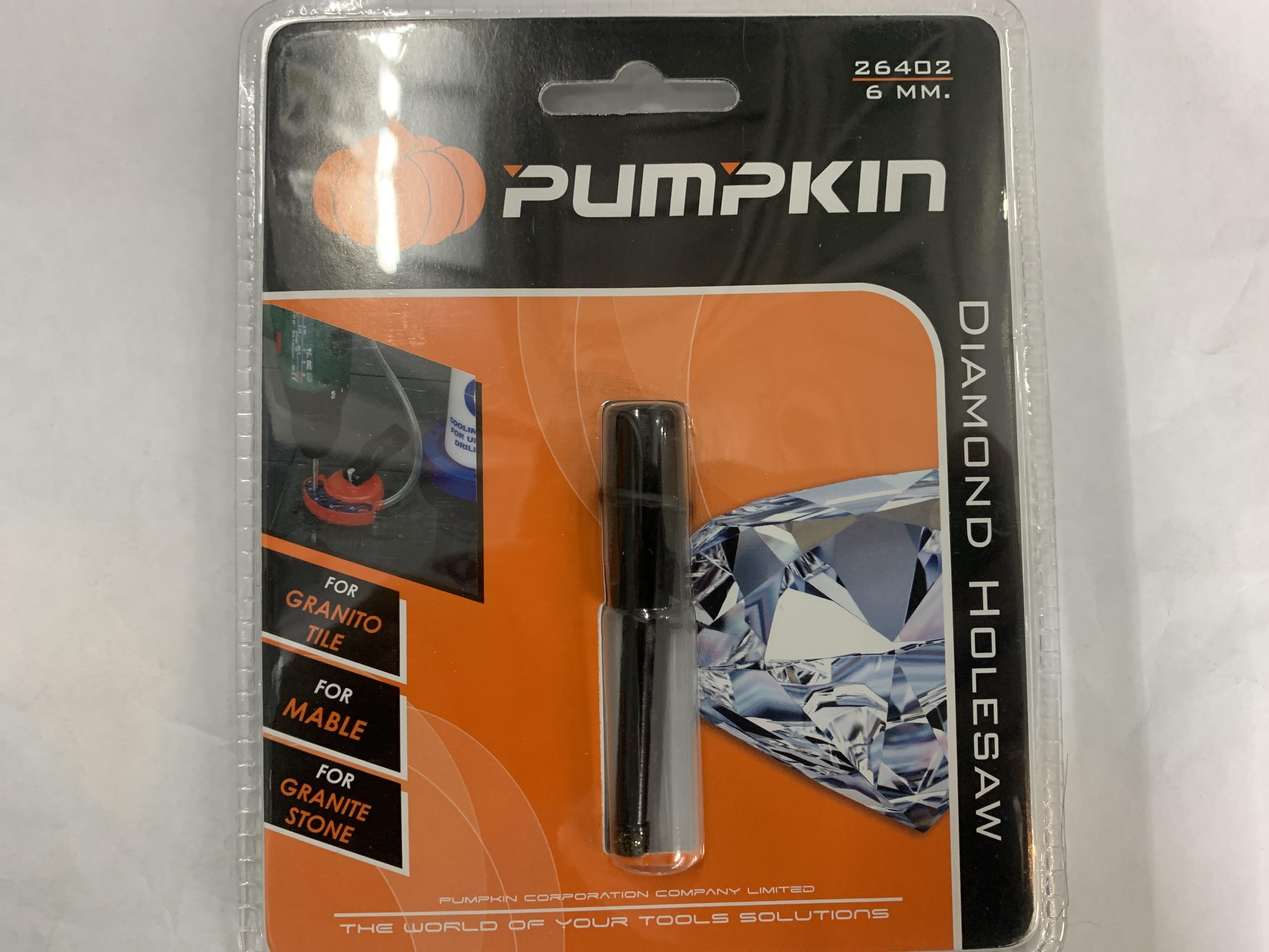 PUMPKIN ดอกโฮลซอเพชรเจาะแกรนนิตโต้ 6มม. แบรนด์ PUMPKIN - ฮาร์ดแวร์ ราคา 112 บาท