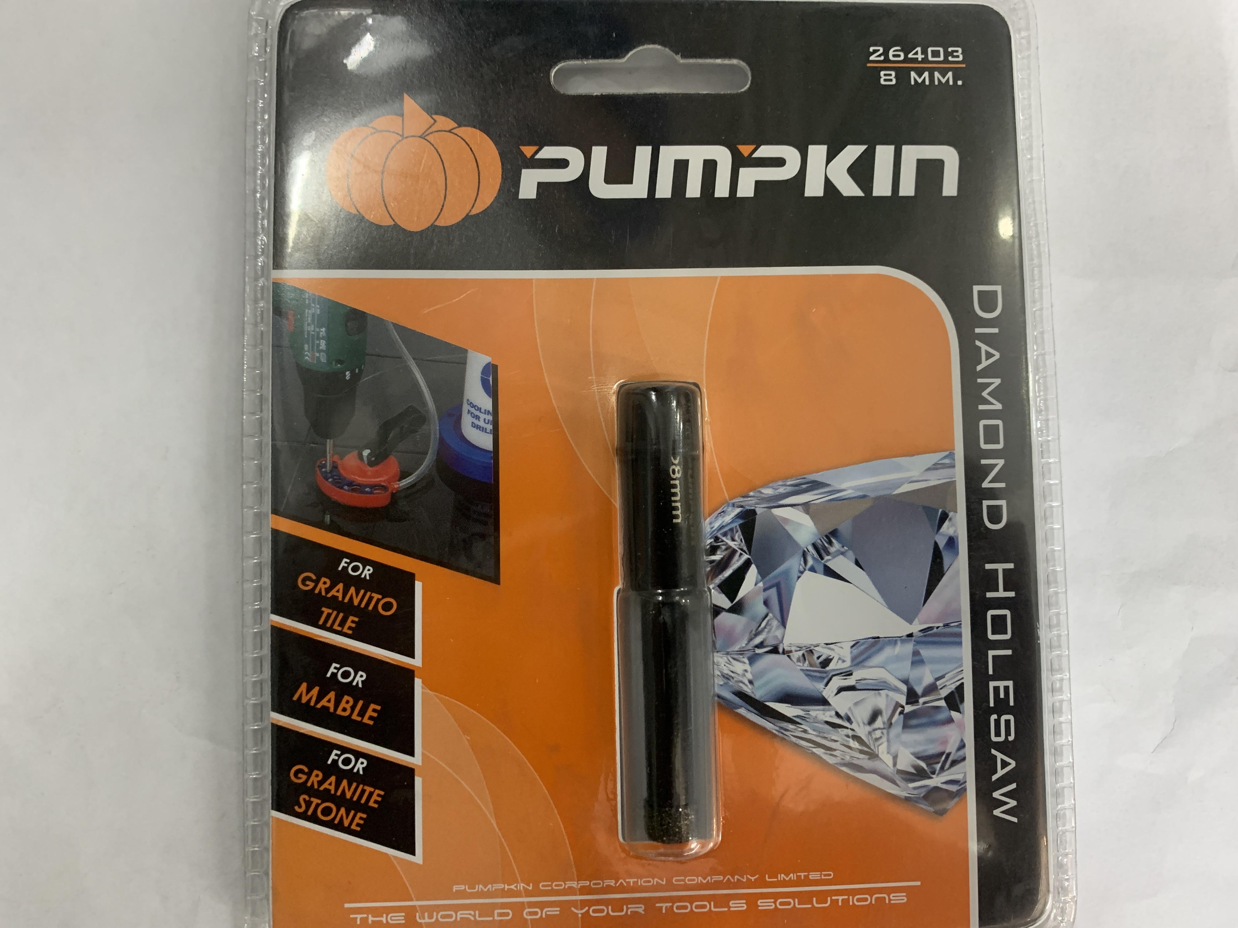 PUMPKIN ดอกโฮลซอเพชรเจาะแกรนนิตโต้ 8มม. แบรนด์ PUMPKIN - ฮาร์ดแวร์ ราคา 145 บาท