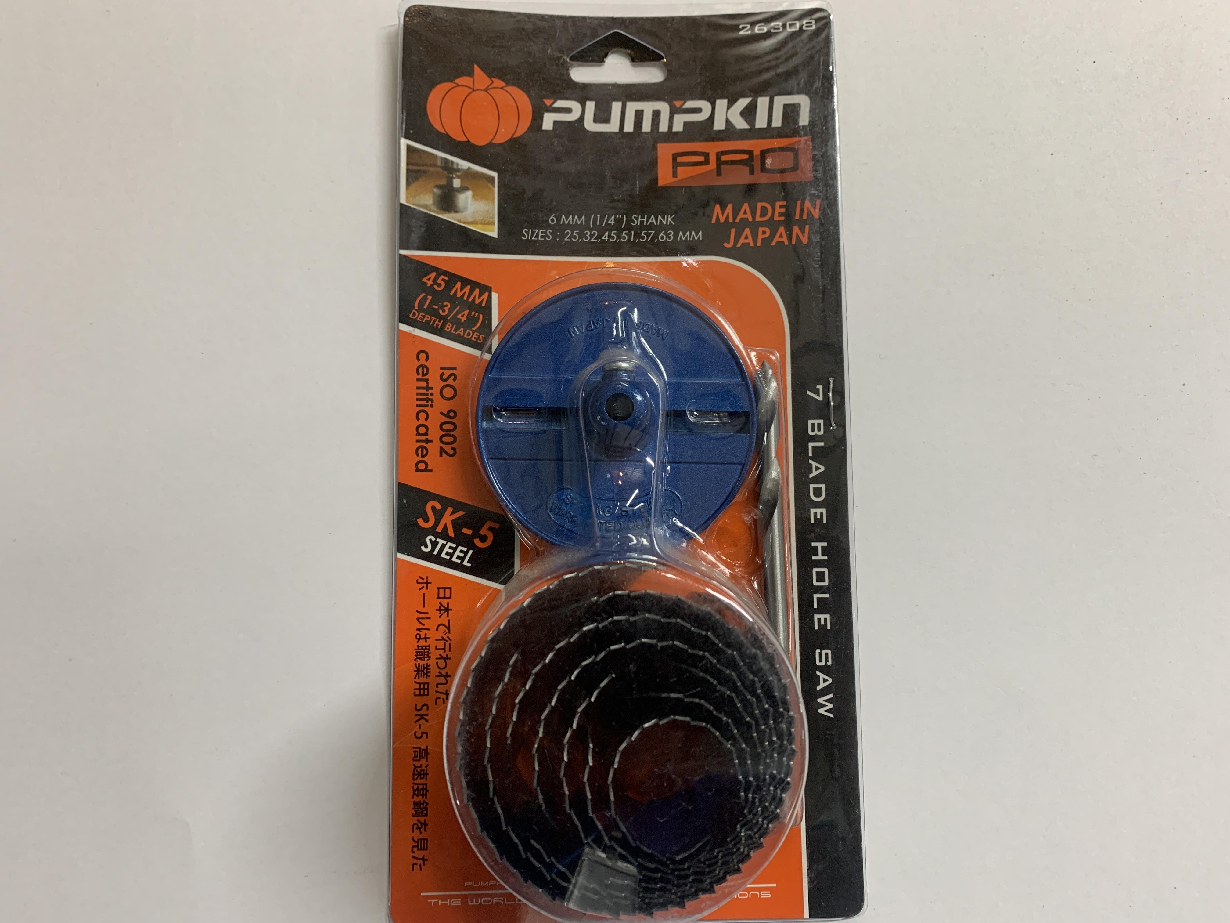 PUMPKIN-PRO โฮลซอเจาะไม้ 7 ตัว/ชุด แบรนด์ PUMPKIN - ฮาร์ดแวร์ ราคา 265 บาท