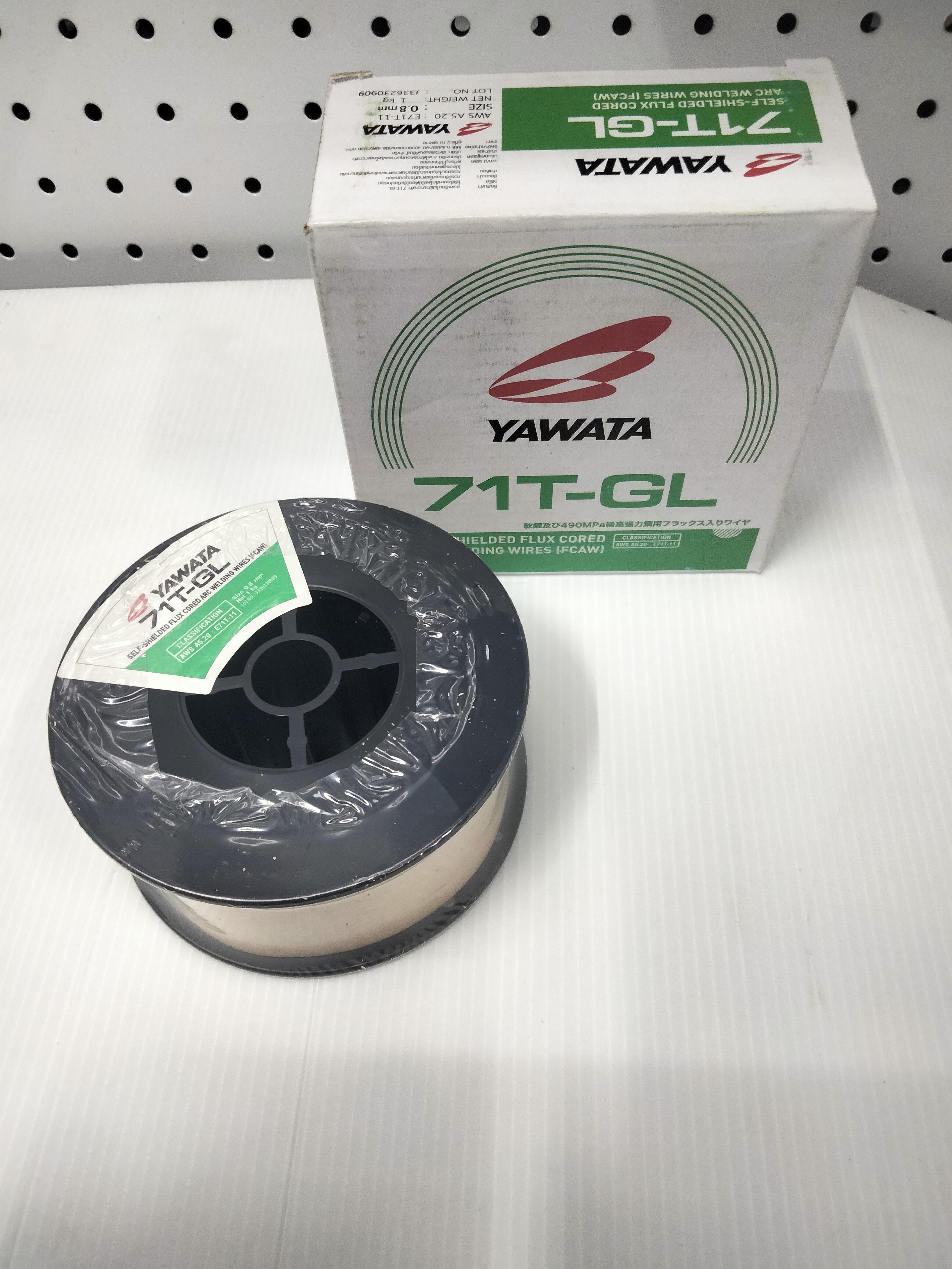 YAWATA  ลวดเชื่อมฟลักซ์คอร์แบบไม่ใช่แก๊ส 71T1 0.8mm. 1Kg. แบรนด์ Lert Vilai - ฮาร์ดแวร์ ราคา 229 บาท