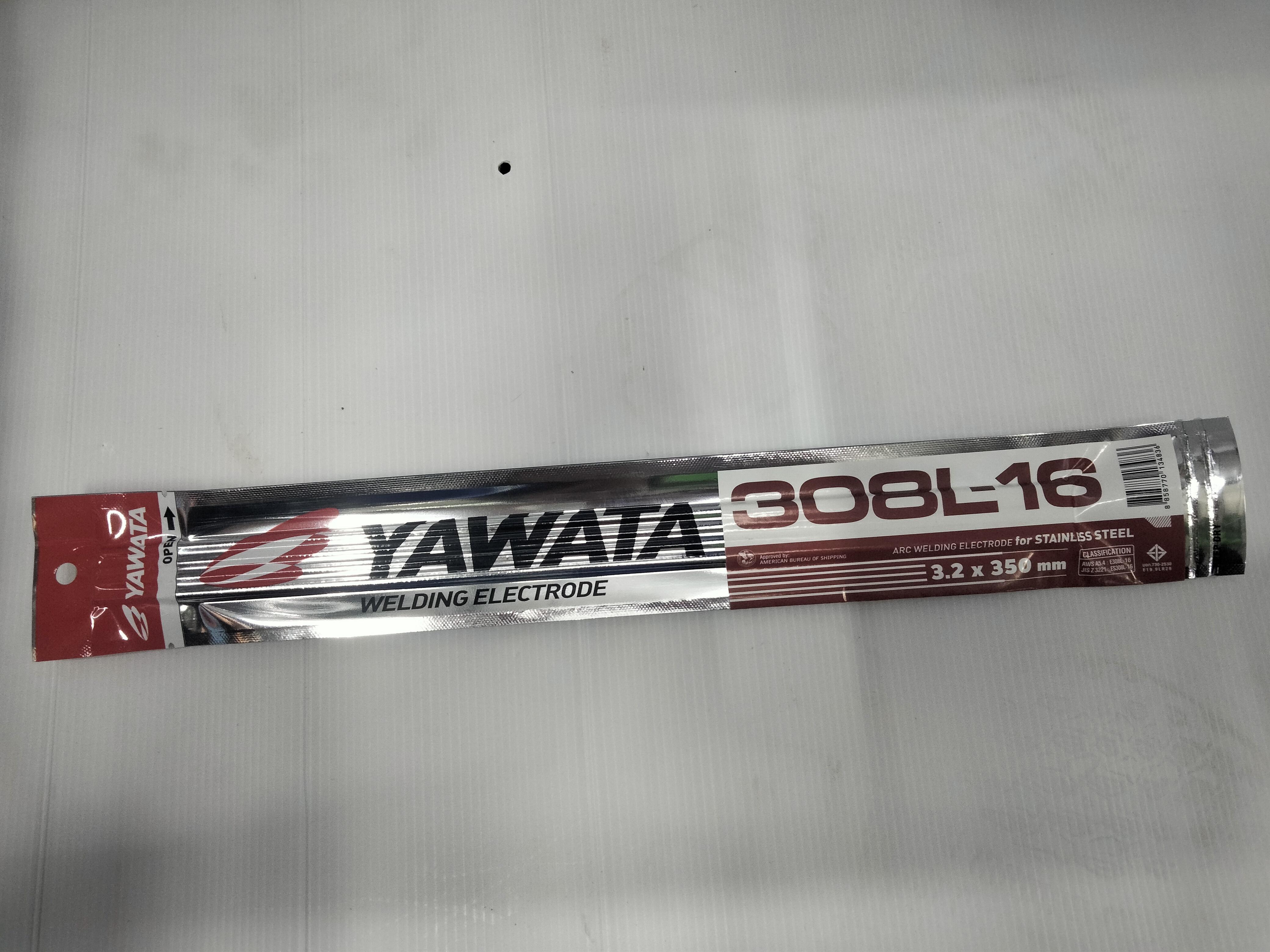 YAWATA ลวดเชื่อมสเตนเลส 308L 3.2มม. (50แพค/ลัง) แบรนด์ Lert Vilai - ฮาร์ดแวร์ ราคา 82 บาท
