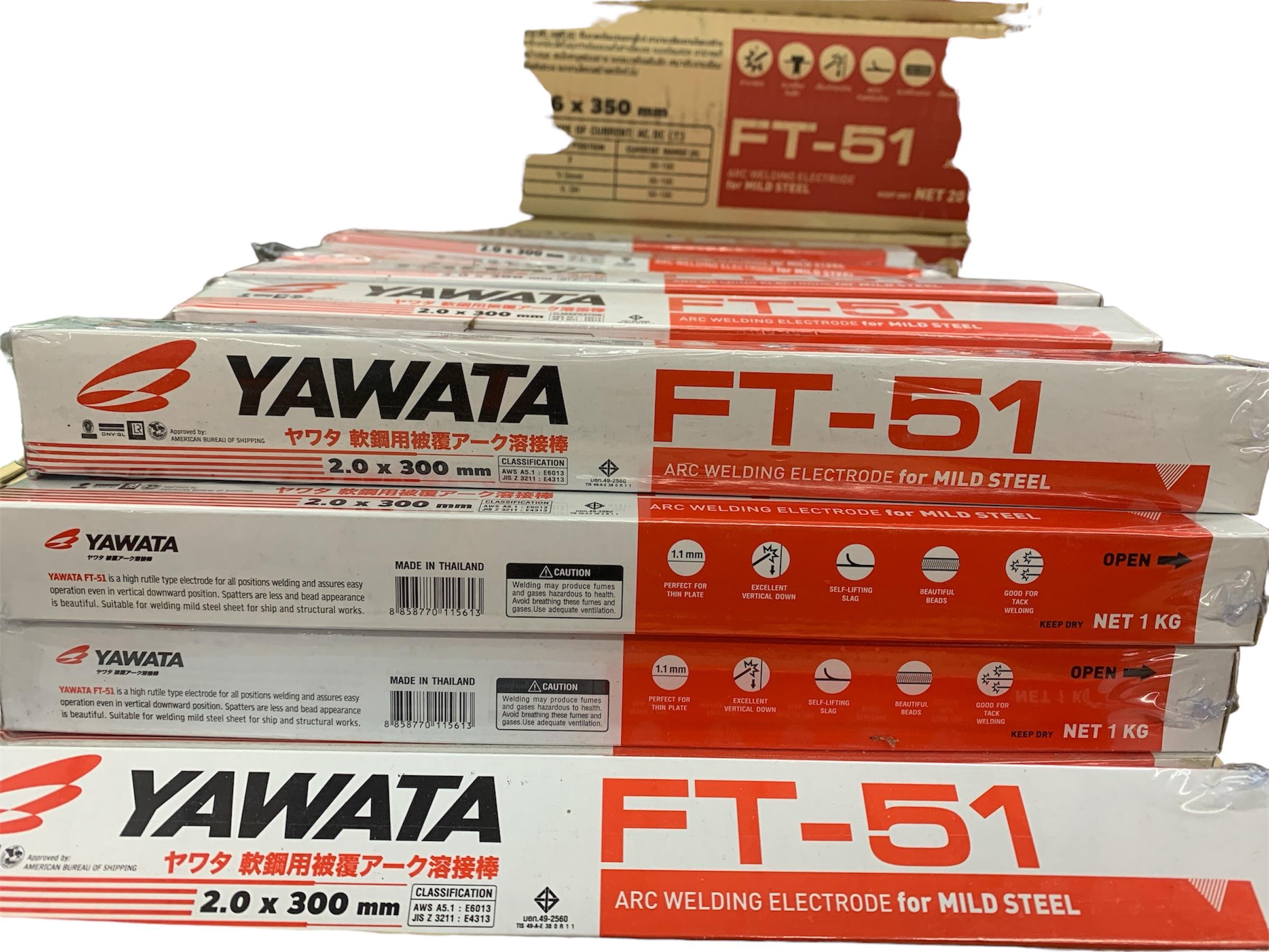 ลวดเชื่อมเหล็กเหนียว FT-51 ขนาด2.0 มม. YAWATA แบรนด์ Lert Vilai - ฮาร์ดแวร์ ราคา 149 บาท