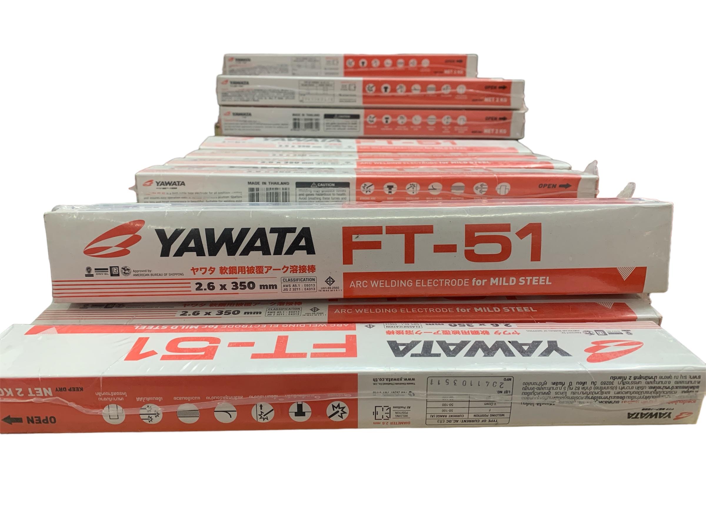 ลวดเชื่อมเหล็กเหนียว FT-51 ขนาด2.6 มม. YAWATA แบรนด์ Lert Vilai - ฮาร์ดแวร์ ราคา 149 บาท