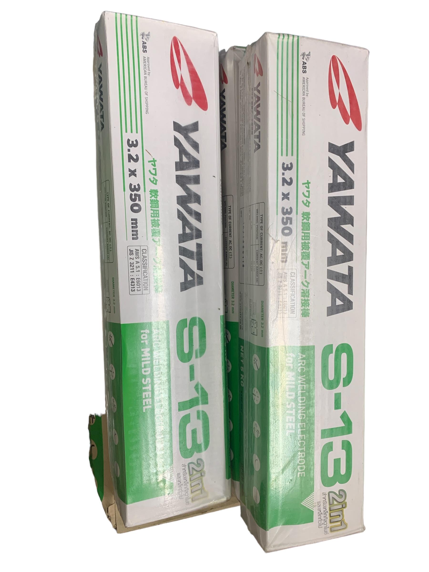 ลวดเชื่อมเหล็กเหนียวยาวาต้า S-13 ขนาด 3.2 มม. YAWATA แบรนด์ Lert Vilai - ฮาร์ดแวร์ ราคา 369 บาท