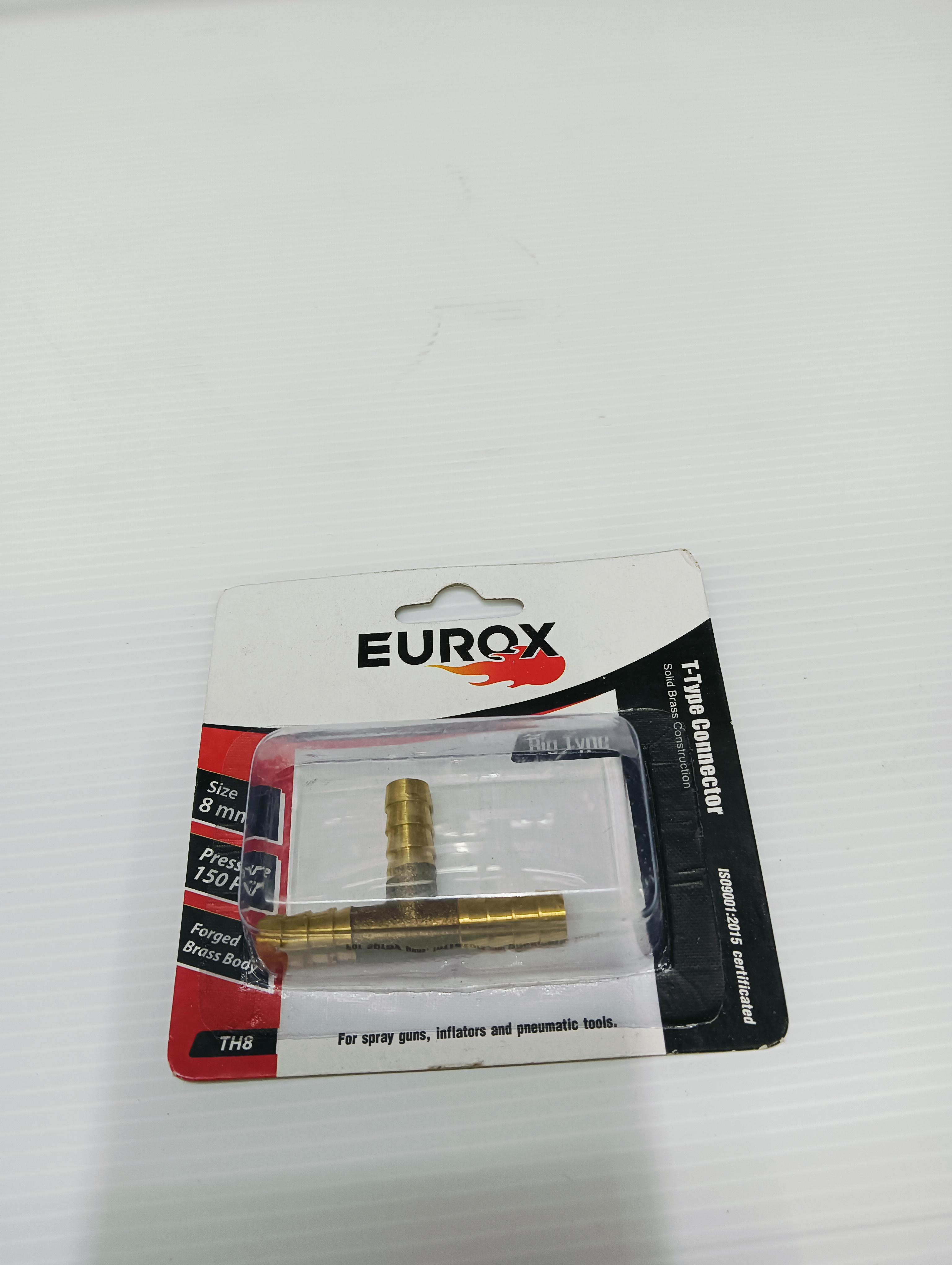 EUROX สามทางเสียบสายทองเหลือง (3ทางหางปลา) สามทางหางปลา E 8H 2หุน แบรนด์ EUROX - ฮาร์ดแวร์ ราคา 60 บาท