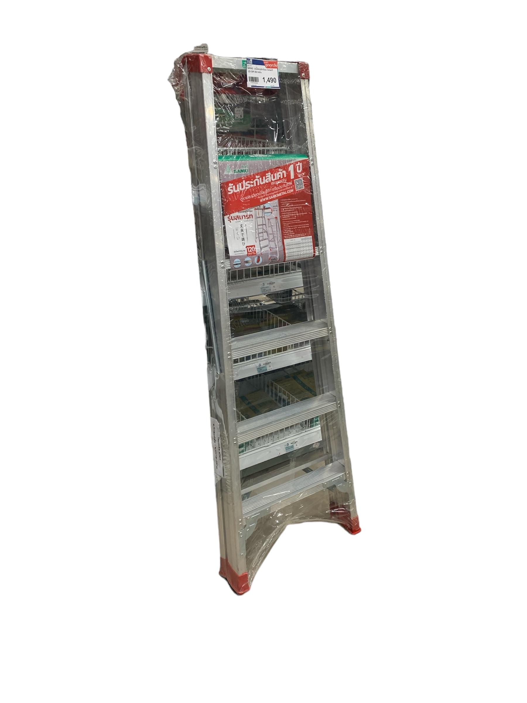 SANKI  บันไดอลูมิเนียม Smart LD-SM 06 6ชั้น แบรนด์ SANKI - ฮาร์ดแวร์ ราคา 1,650 บาท