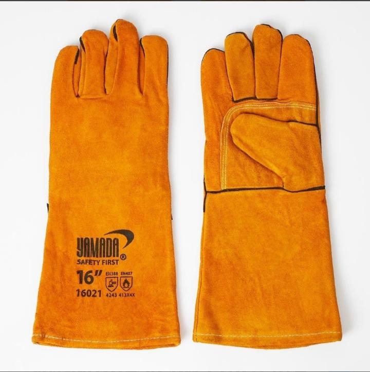 YAMADA ถุงมือหนังงานเชื่อม รุ่น 16021 16นิ้ว แบรนด์ YAMADA - ฮาร์ดแวร์ ราคา 250 บาท