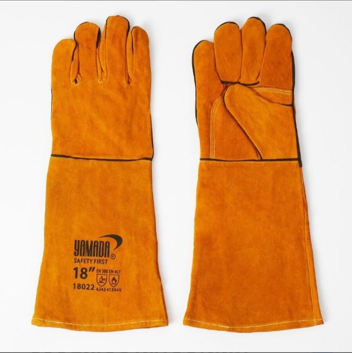 YAMADA ถุงมือหนังงานเชื่อม รุ่น 18022 18นิ้ว แบรนด์ YAMADA - ฮาร์ดแวร์ ราคา 285 บาท