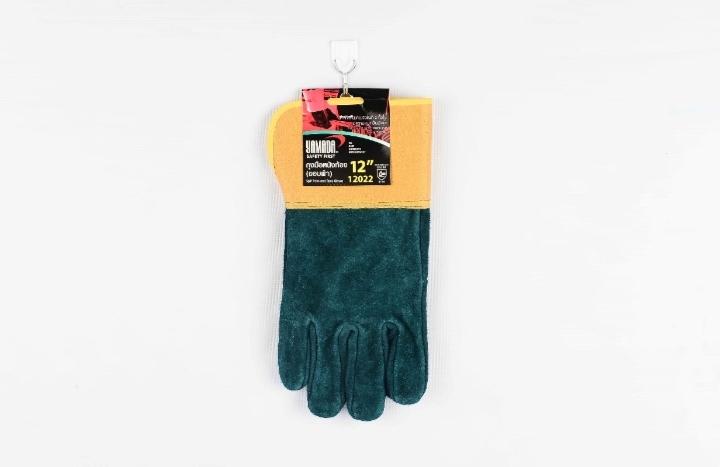 YAMADA ถุงมือหนังท้อง(ขอบผ้า)12” 12022 แบรนด์ YAMADA - ฮาร์ดแวร์ ราคา 105 บาท