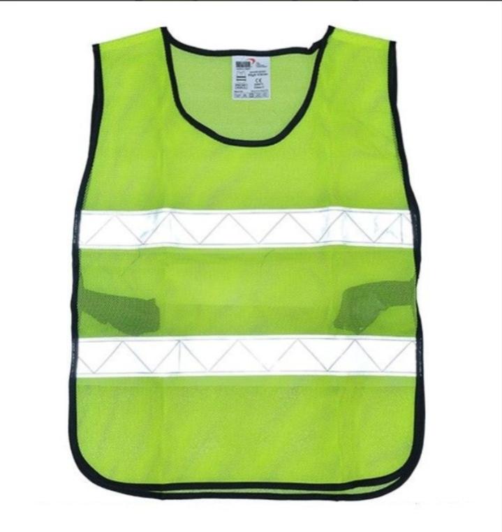 YAMADA เสื้อจราจรตาข่าย GR-6045U สีเขียวแถบสีเงิน แบรนด์ YAMADA - ฮาร์ดแวร์ ราคา 105 บาท