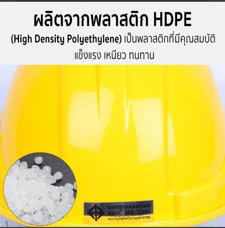 SUMO หมวกเซฟตี้ ปรับเลื่อน มอก. สีเหลือง - ภาพที่ 3