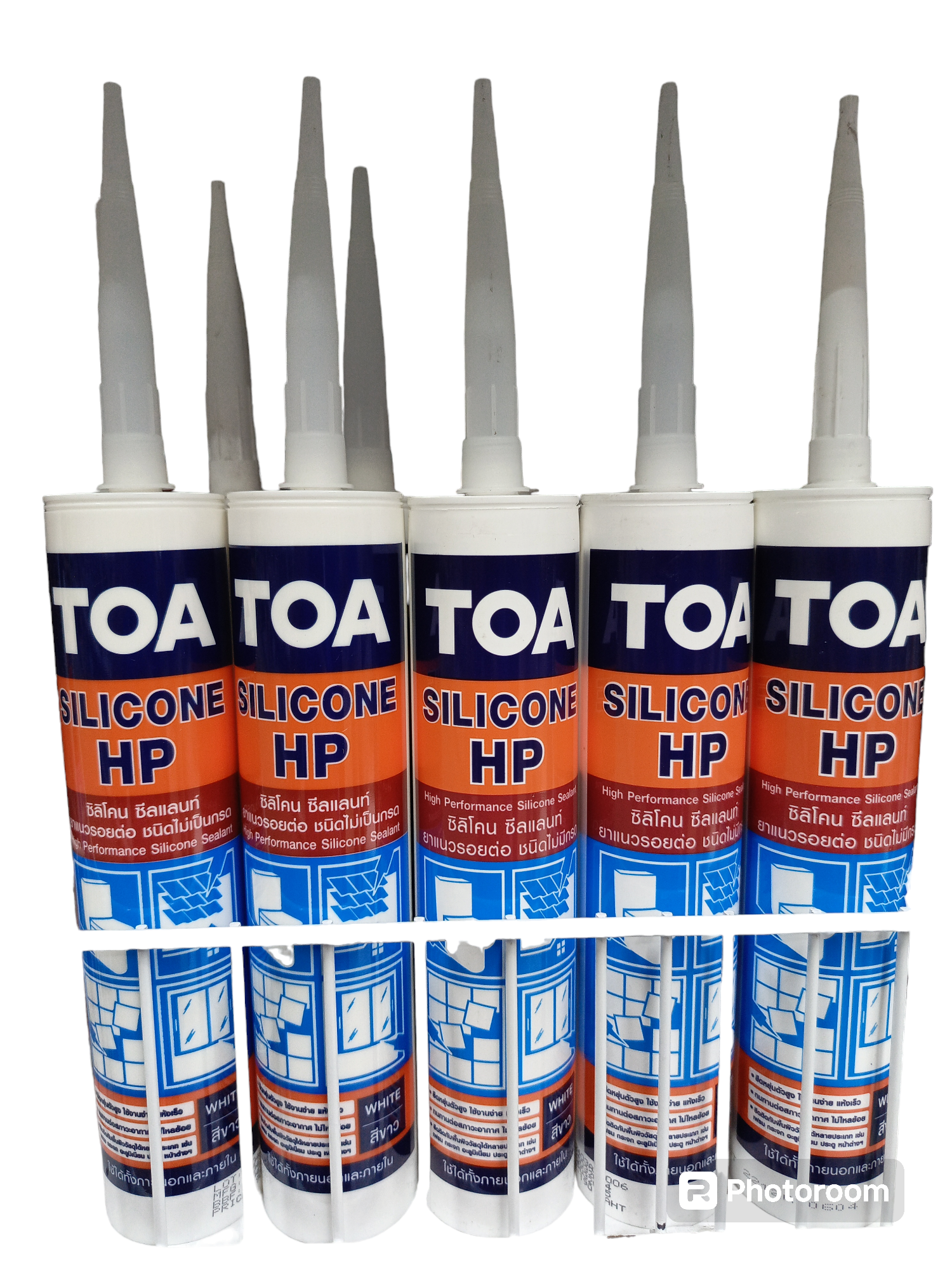 TOA ซิลิโคน ชีลแลนท์ (ชนิดไม่กรด) สีขาว 12/ลัง