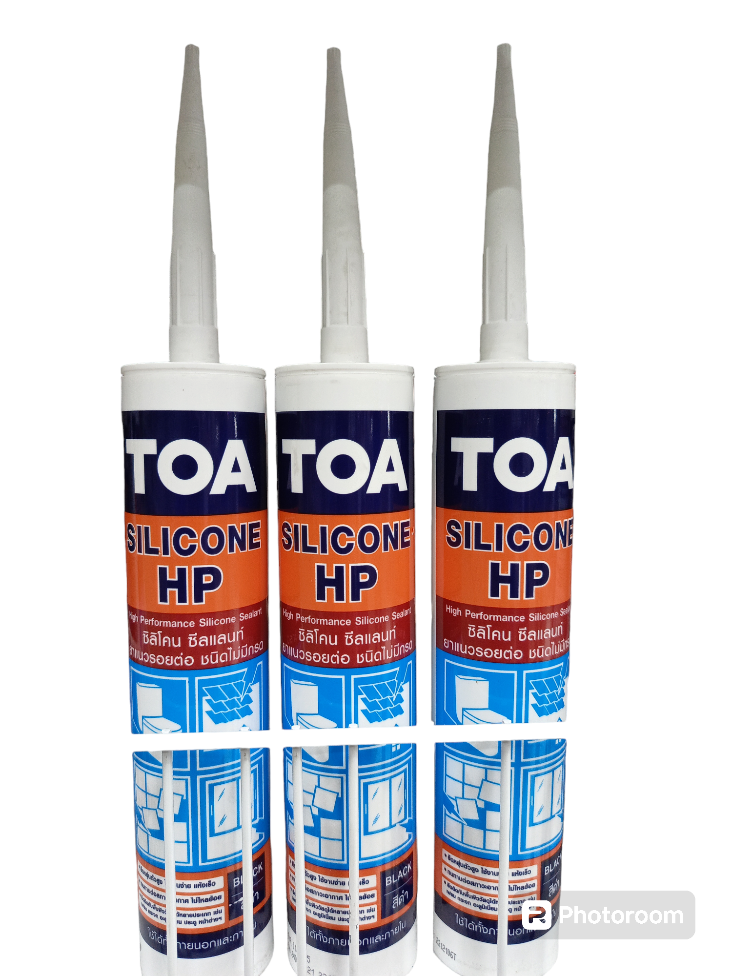 TOA ซิลิโคน ชีลแลนท์ (ชนิดไม่กรด) สีดำ 12/ลัง แบรนด์ TOA Paint - ฮาร์ดแวร์ ราคา 135 บาท