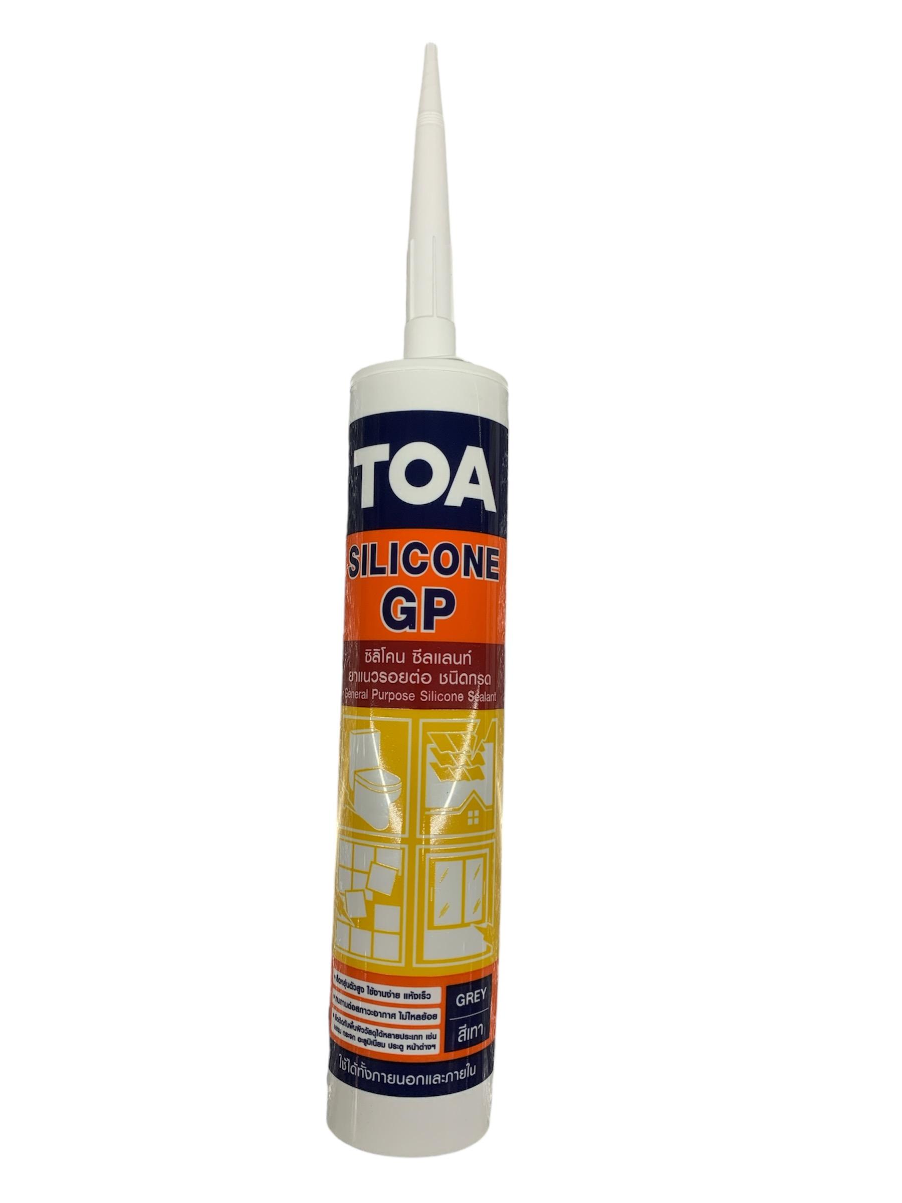 TOA ซิลิโคนซีลแลนท์(ชนิดกรด) สีเทา 12/ลัง แบรนด์ TOA Paint - ฮาร์ดแวร์ ราคา 99 บาท