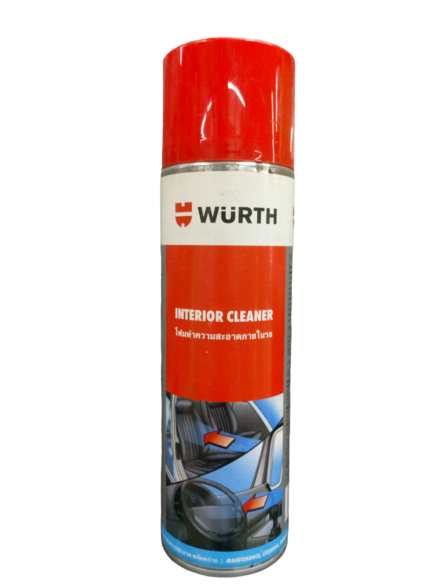 ** WURTH สเปรย์โฟมทำความสะอาดภายใน 500มล. แบรนด์ WURTH - ฮาร์ดแวร์ ราคา 449 บาท