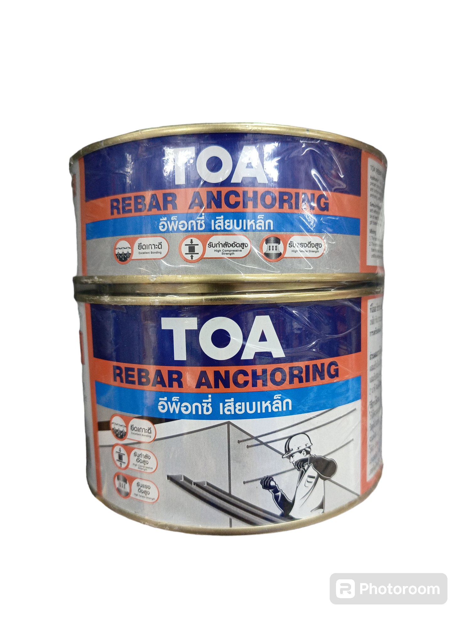 TOA อีพ็อกซี่ เสียบเหล็ก ขนาด 1กก. แบรนด์ TOA Paint - ฮาร์ดแวร์ ราคา 270 บาท
