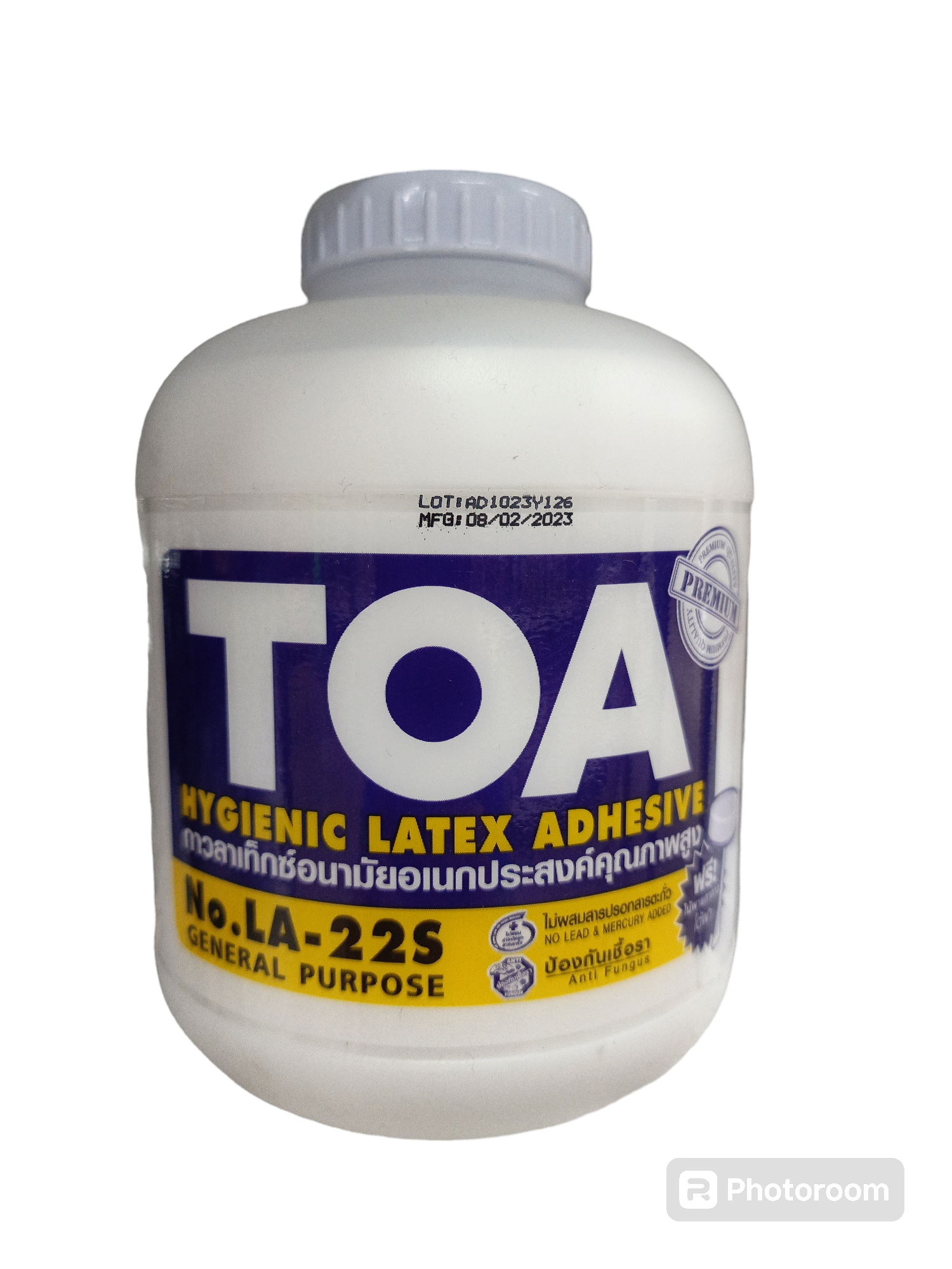 TOA กาวลาเท็กซ์ อเนกประสงค์ 22S 32ออนซ์ แบรนด์ TOA Paint - ฮาร์ดแวร์ ราคา 72 บาท