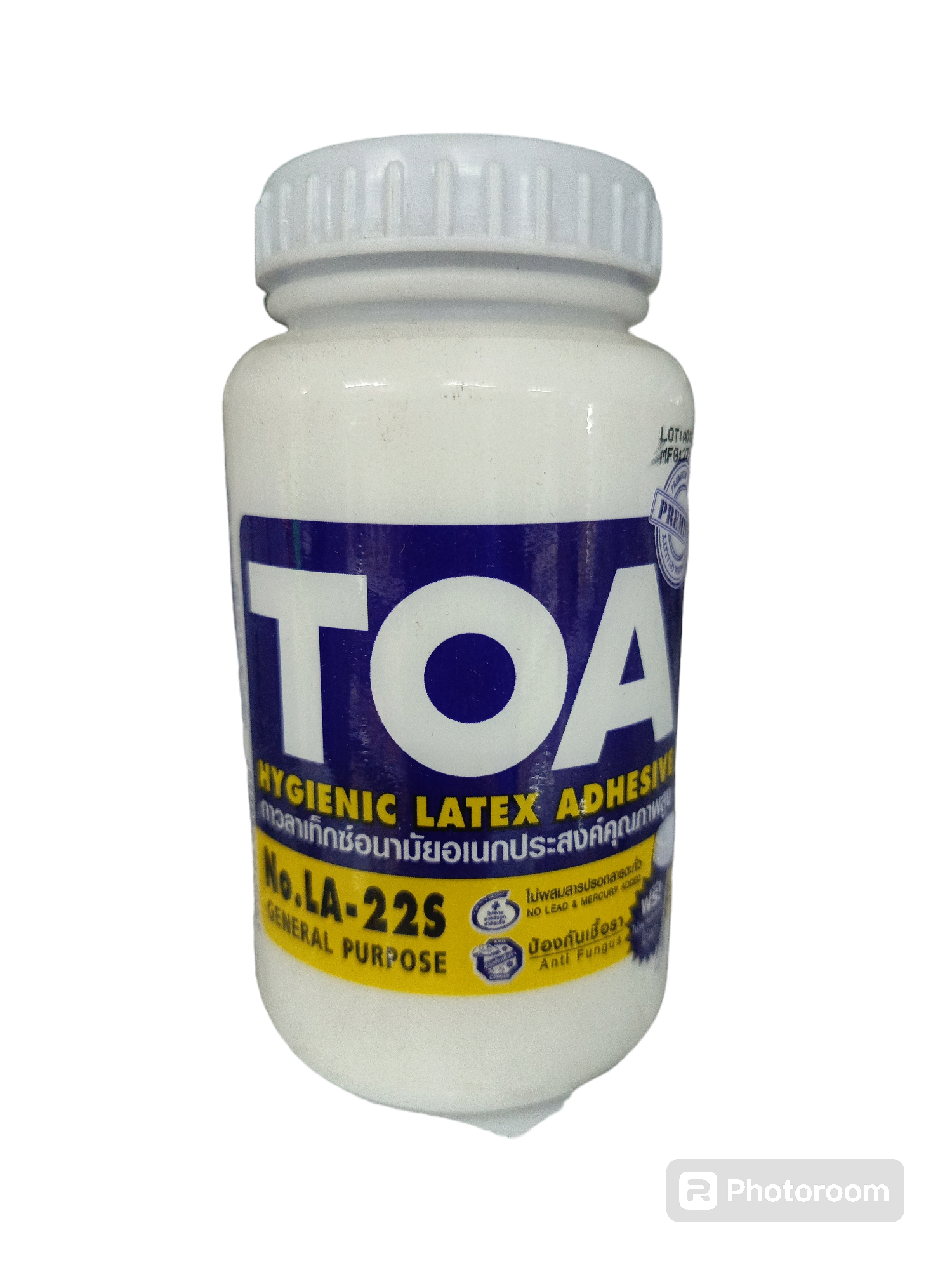 TOA กาวลาเท็กซ์ อเนกประสงค์ 22S 8ออนซ์ แบรนด์ TOA Paint - ฮาร์ดแวร์ ราคา 30 บาท