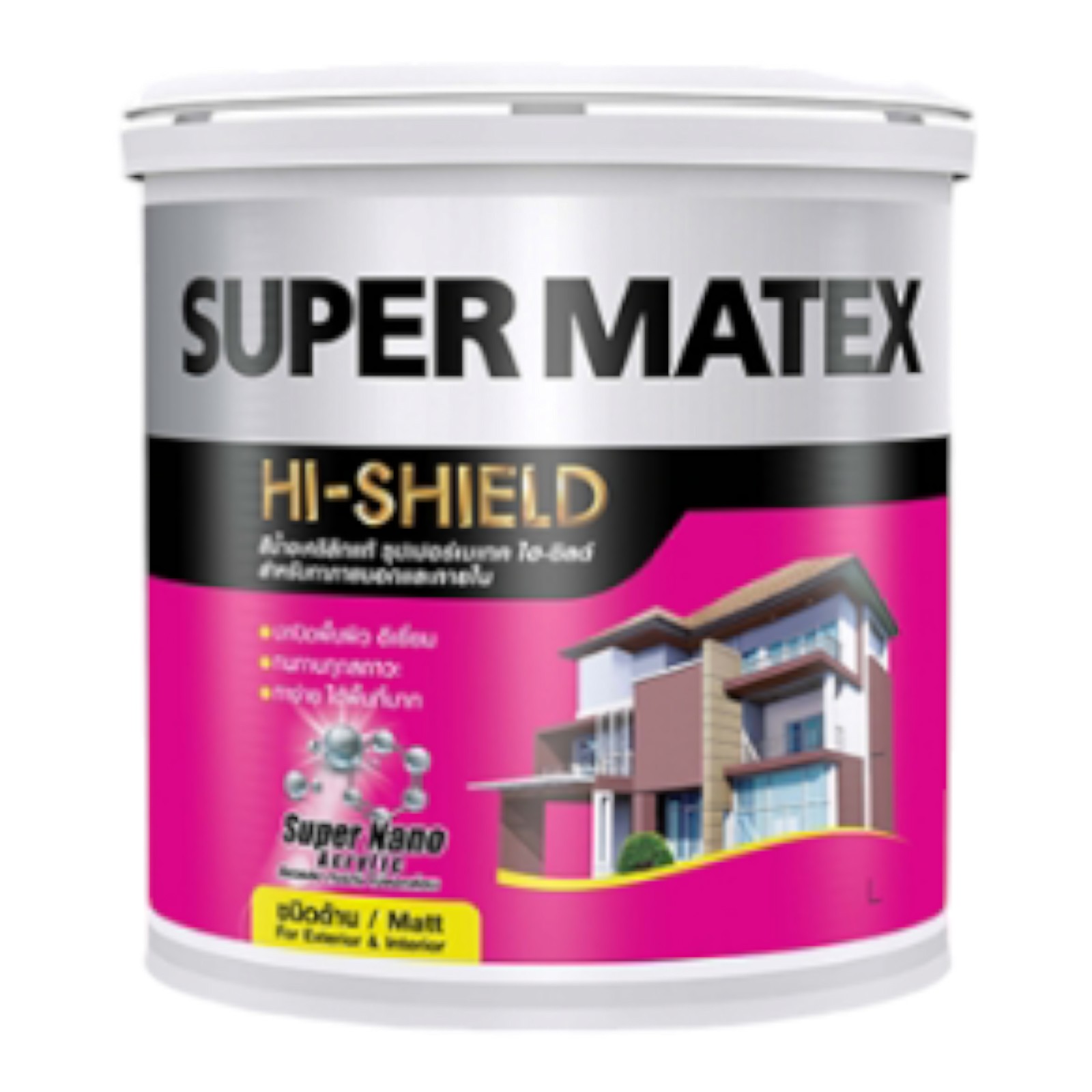 TOA สีน้ำ ภายใน #SM922 SUPER MATEX (ครีม) (ถัง)