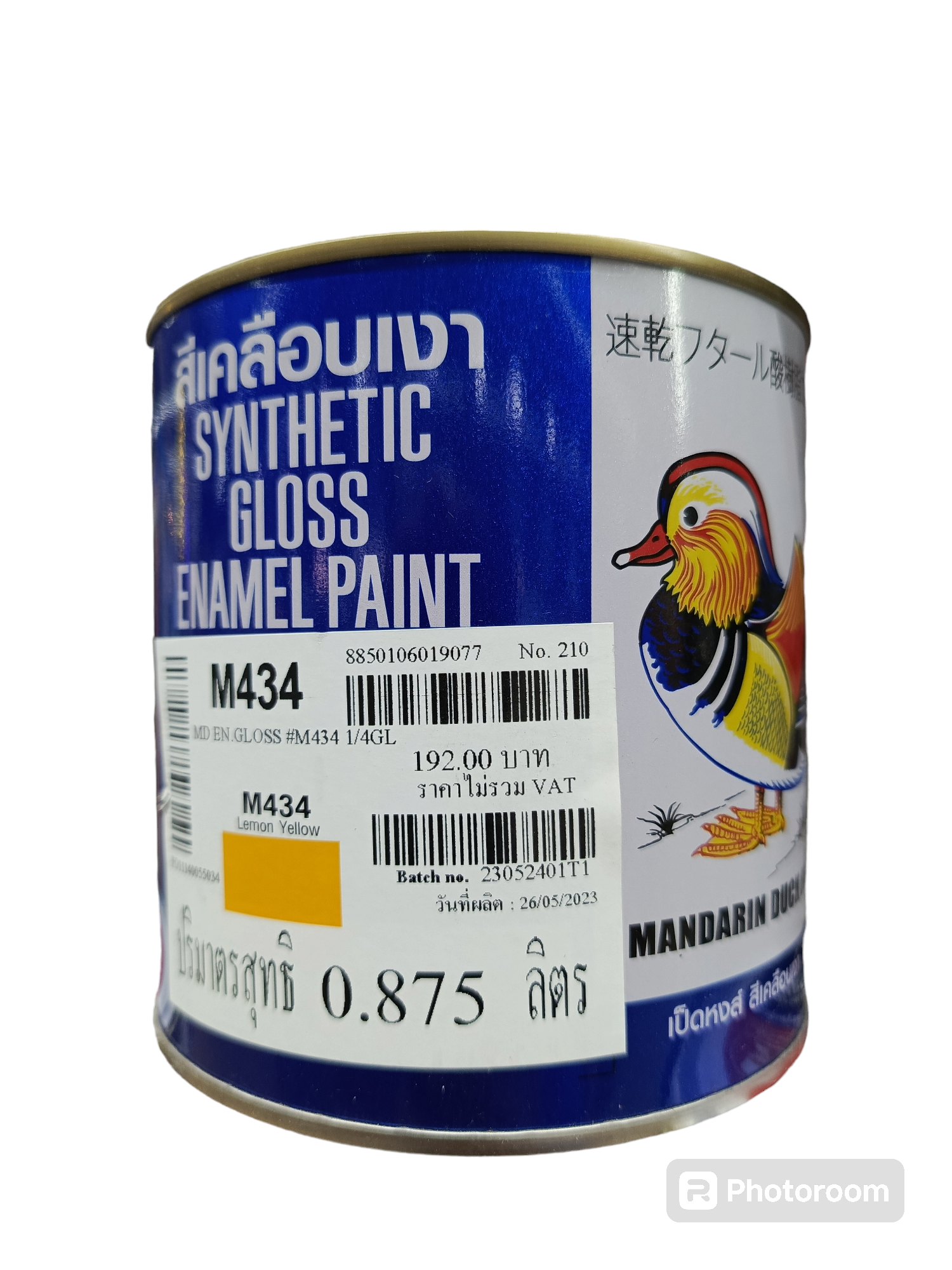 TOA เป็ดหงษ์ สีทาน้ำมันเคลือบเงา M434 (1/4กล.) เหลือง - ภาพที่ 3