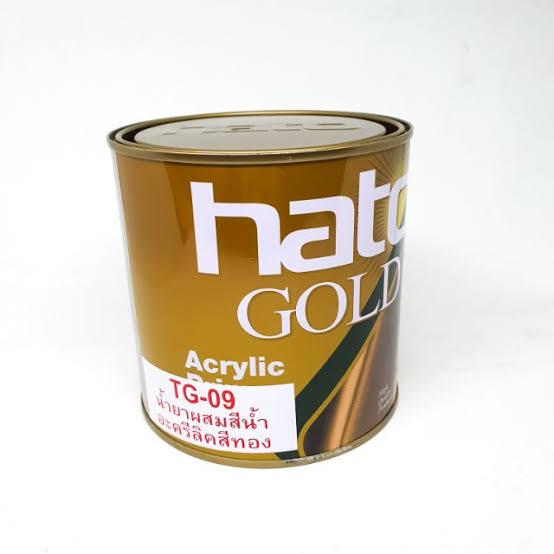 HATO น้ำมันผสมสีทอง สูตรนํ้า #TG09 (1กล) แบรนด์ HATO - ฮาร์ดแวร์ ราคา 420 บาท