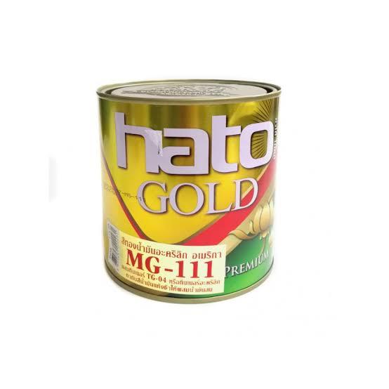HATO สีทองอะครีลิก สูรนํ้ามัน #MG111 (3.785ลิตร)