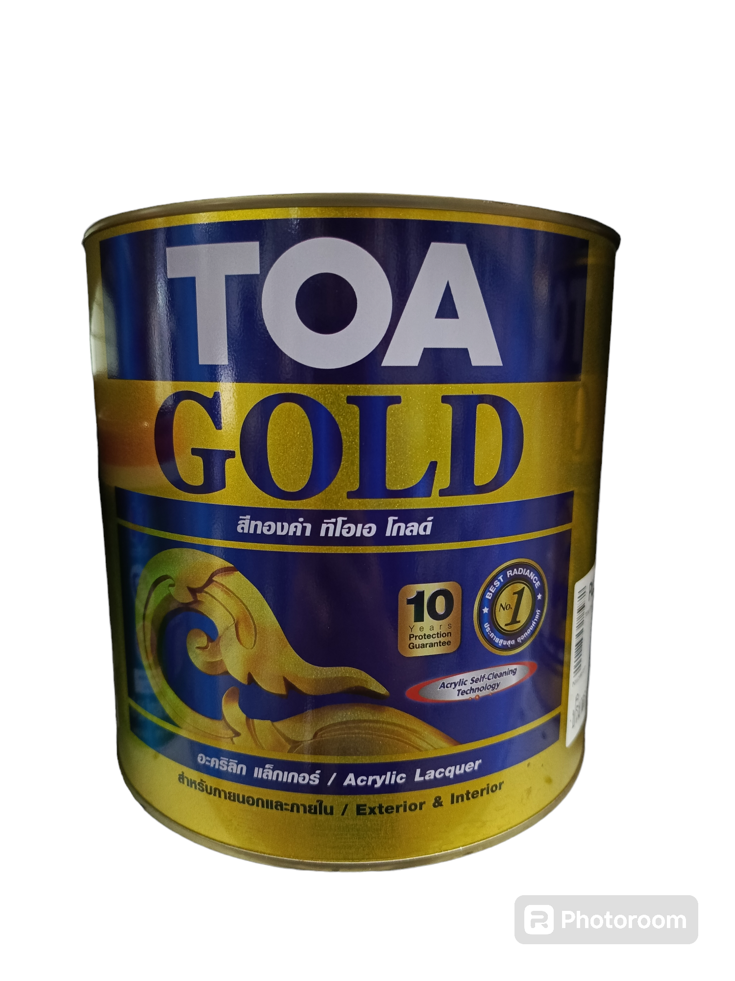 TOA โกลด์ สีรองพื้น อะคริลิก แลคเกอร์ #PL900 แบรนด์ TOA Paint - ฮาร์ดแวร์ ราคา 850 บาท
