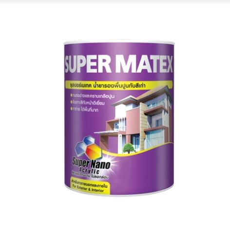 TOA น้ำยารองพื้นปูนทับสีเก่า #SP1100 SUPER MATEX (1กล) แบรนด์ TOA Paint - ฮาร์ดแวร์ ราคา 420 บาท